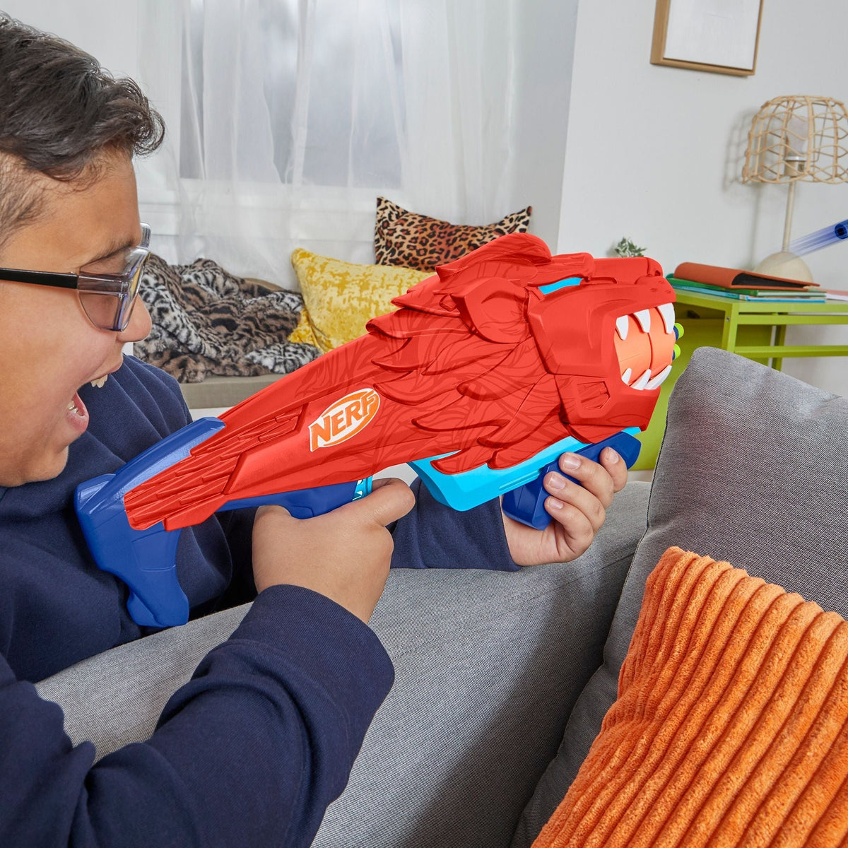 Junior Wild Lionfury Easy-Play Dart Blaster, Includes 16 Darts, Ages 6+ A2C7 - product image 7