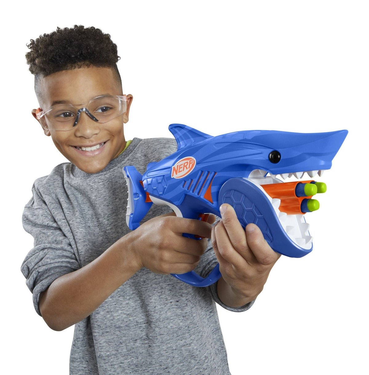 Junior Wild Sharkfire, Easy Play Dart Blaster, 8 Elite Darts, Ages 6 & Up U0U2 - product image 1