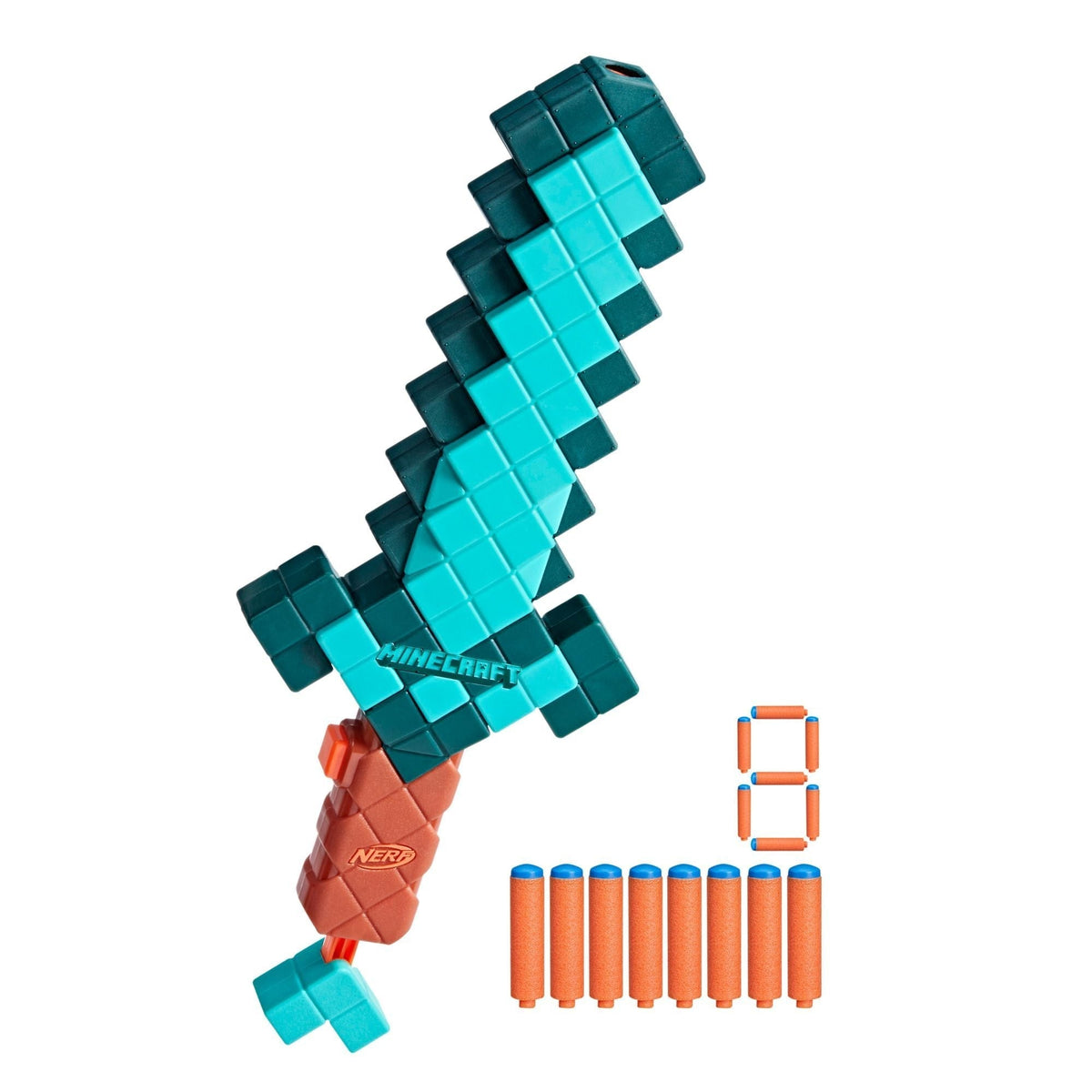 Minecraft Diamond Sword Dart Blaster with 8 N1 Darts G5D3 - product image 1