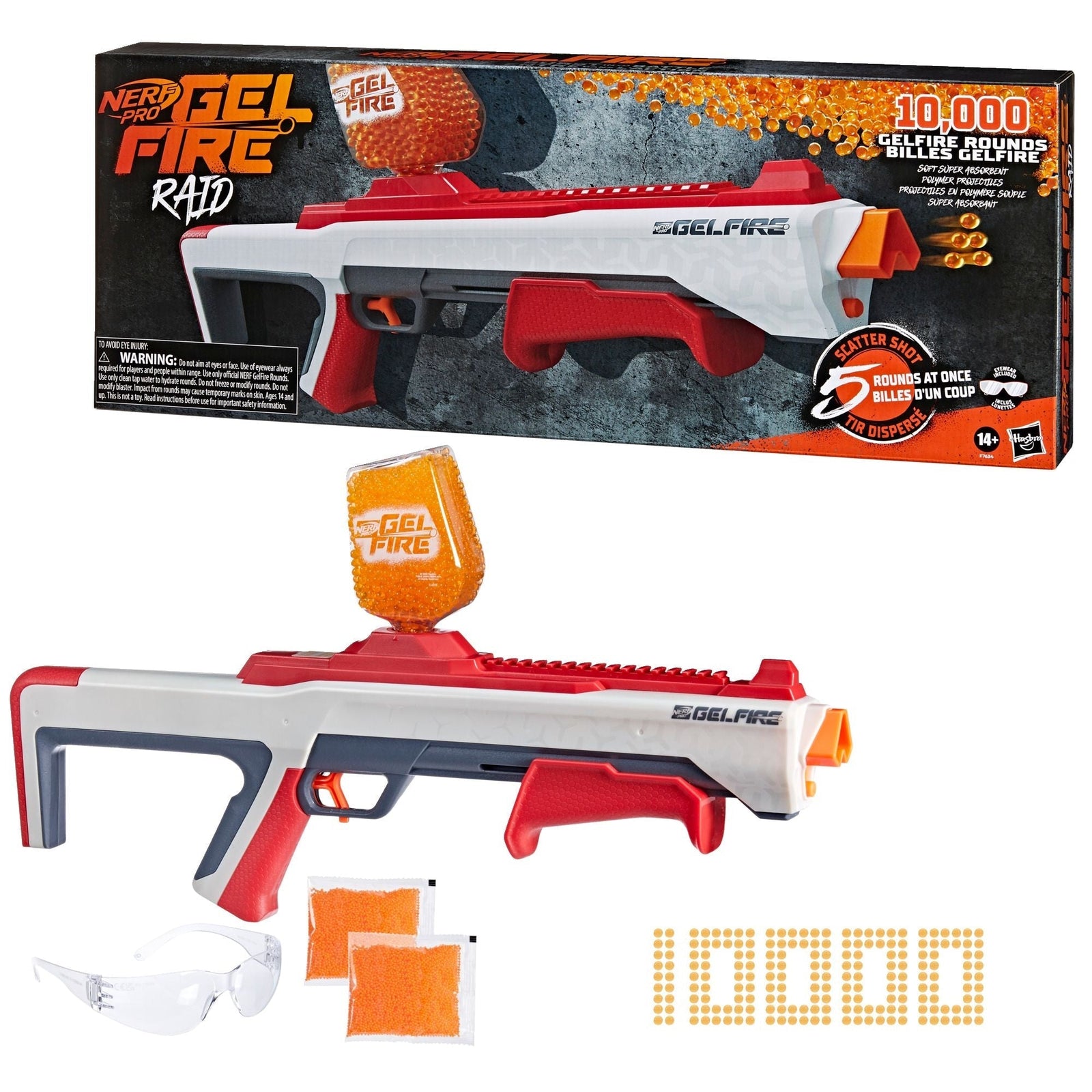 Pro Gelfire Raid Blaster with 10000 Gelfire Rounds A8Q5 - product image 1