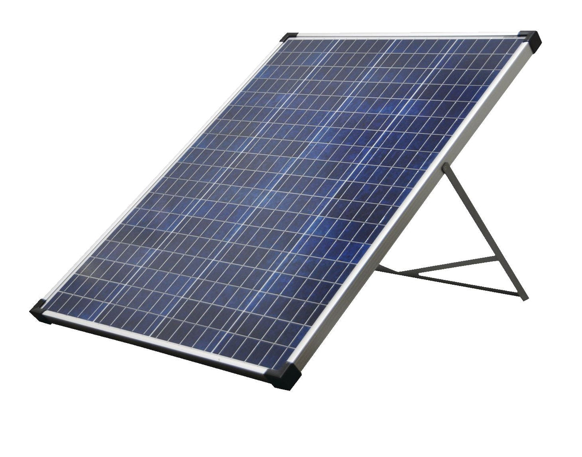 100 Watt, 12V Crystalline Solar Panel Kit with Stand and Charge Controller H5A4 - product image 8