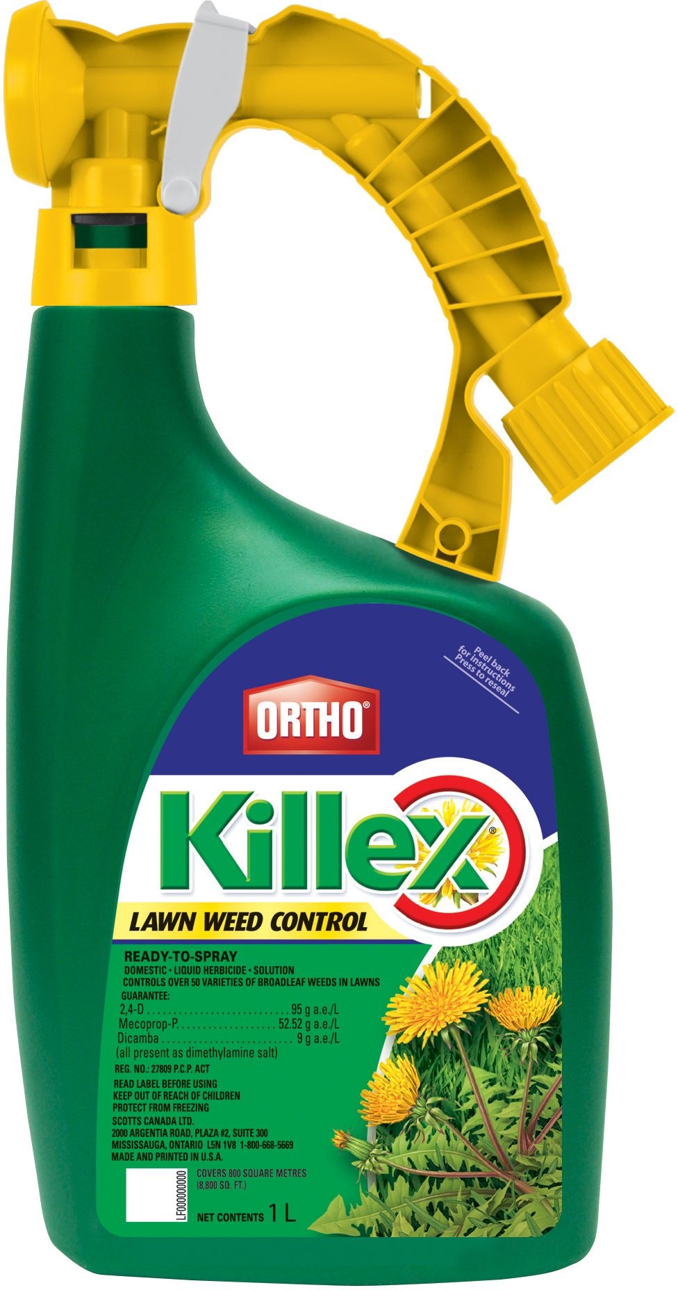 Killex Ready-to-Spray Lawn Weed Control/Killer, Herbicide, 1-L K3V3 - product image 1