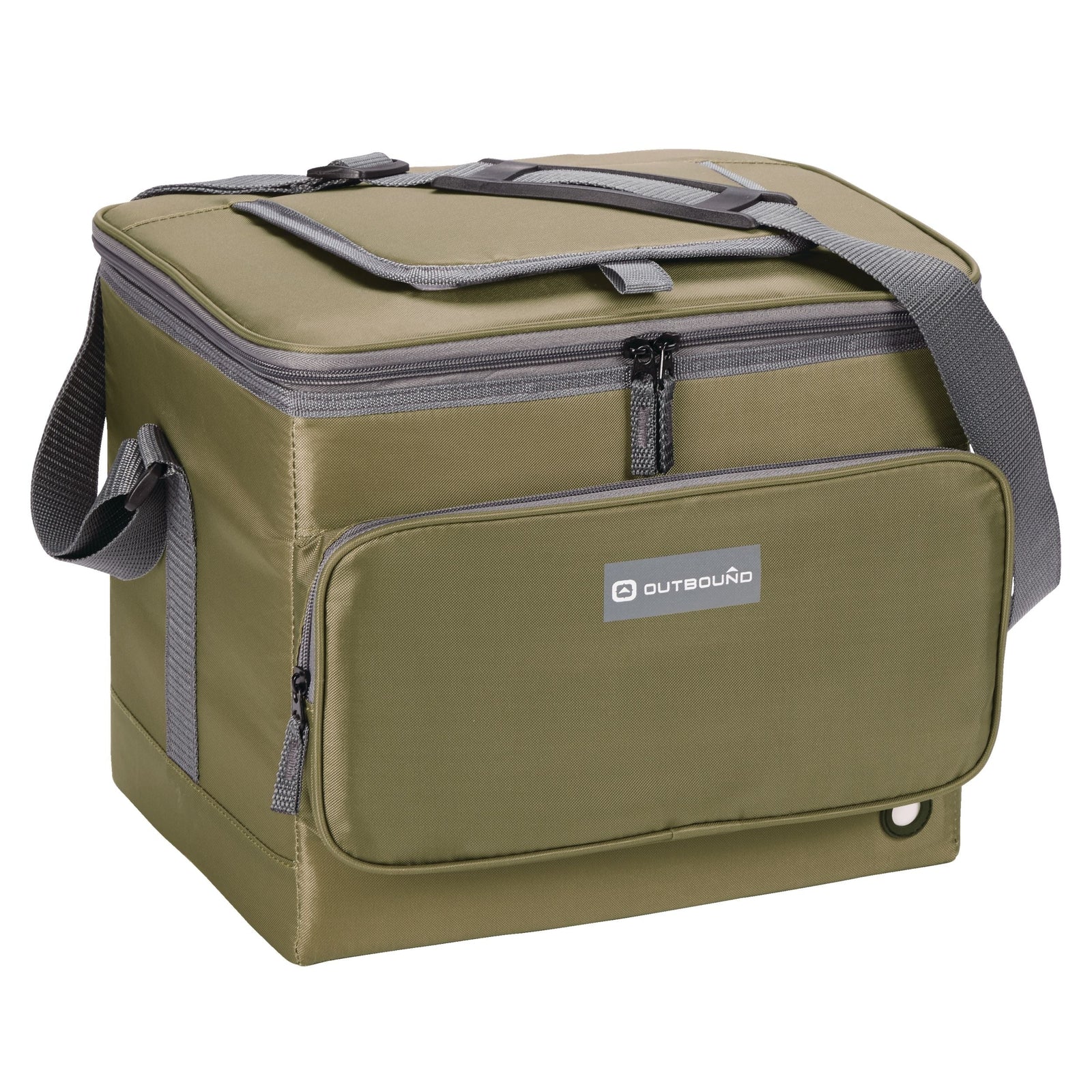 Collapsible Soft Cooler, Olive, 24 Can, 40-L O6H8 - product image 1