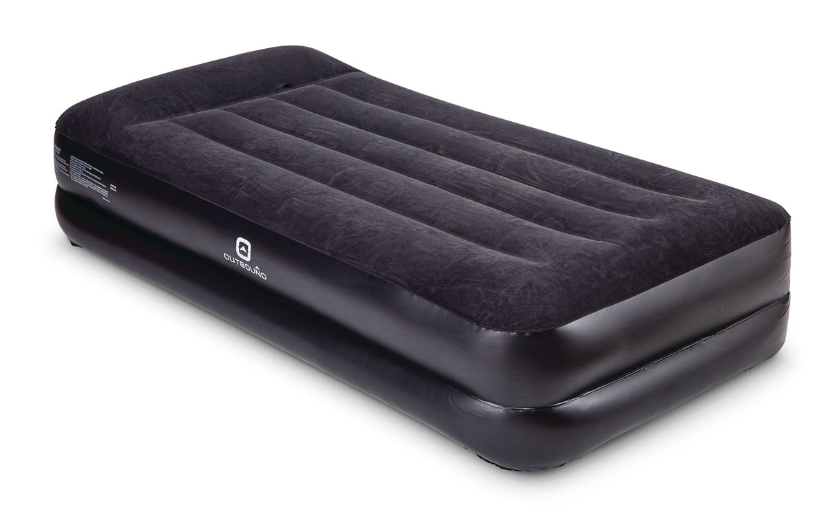 Twin Double-High Inflatable Air Mattress with Built-In Pump & Pillow J3P6 - product image 1