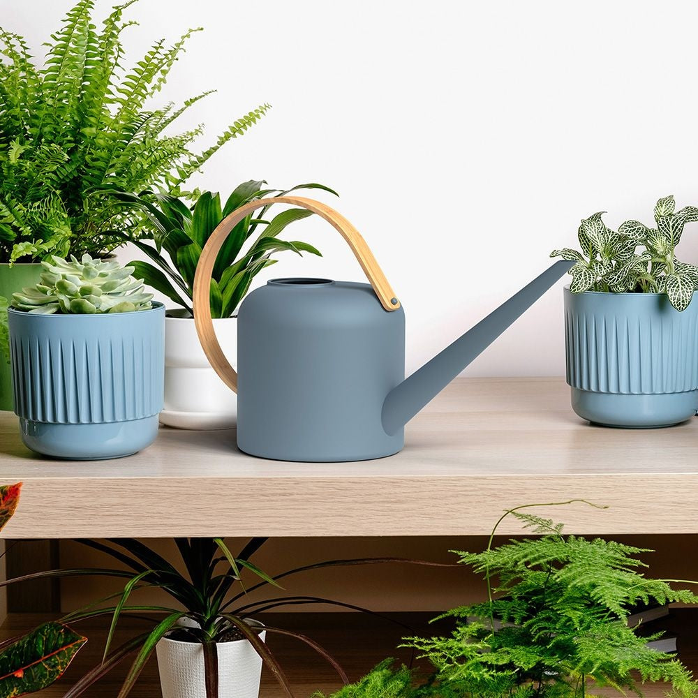 Metal Watering Can, Blue, 2.84-L F4W8 - product image 3