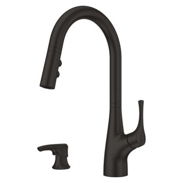 Arvada Pull-Down Kitchen Faucet, Matte Black Y5V4 - product image 1