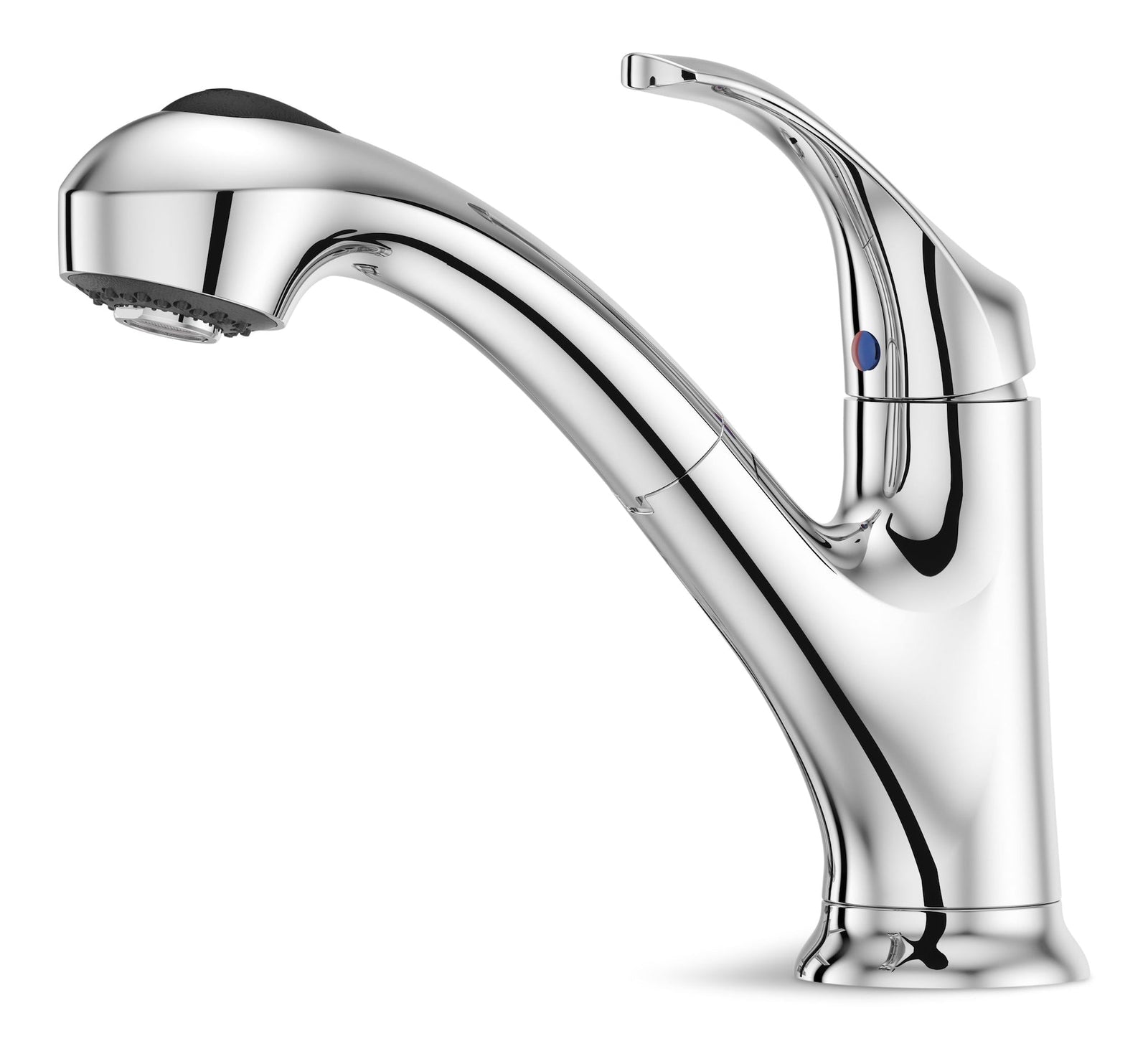 Shelton Single Handle Pull Out Kitchen Faucet, Chrome E1X9 - product image 1