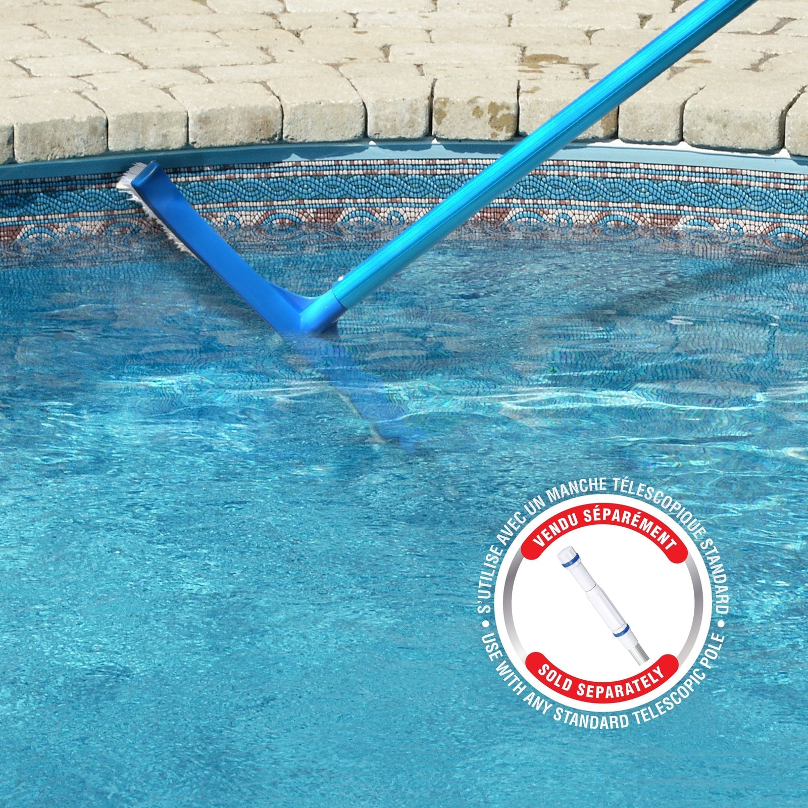 Plastic Wall Pool Brush for Above Ground Pool G5B7 - product image 8