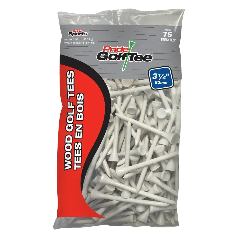 Biodegradable Hardwood Golf Tee, 3-1/4-in, 50-pk, White M6R4 - product image 1