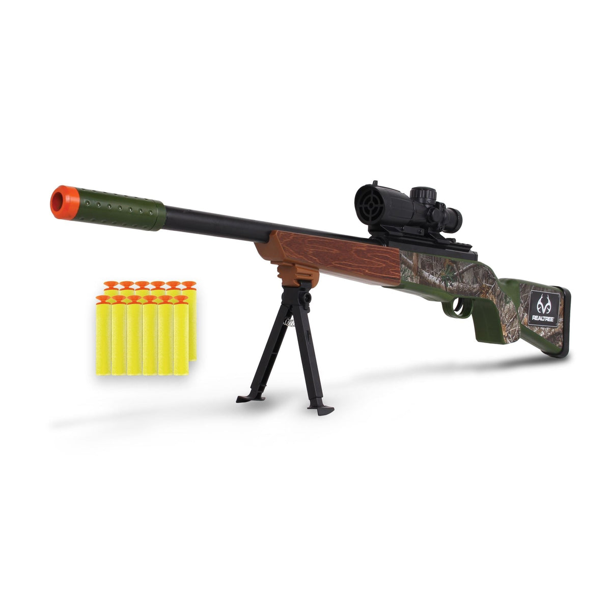 Green Hunting Rifle Toy with Built-in Scope G1X2 - product image 1