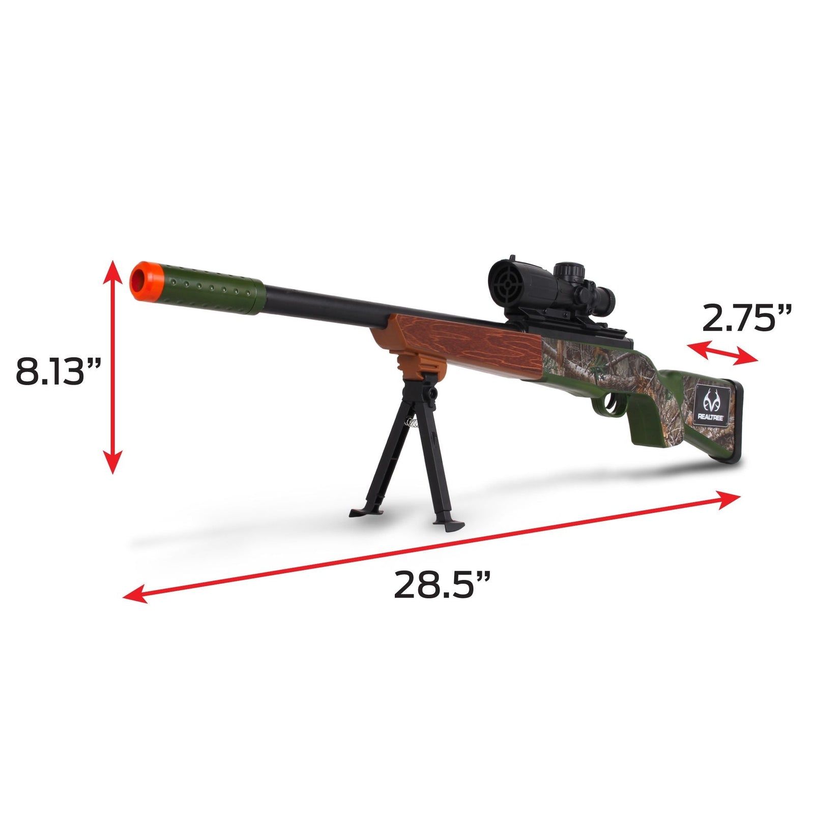 Green Hunting Rifle Toy with Built-in Scope G1X2 - product image 4
