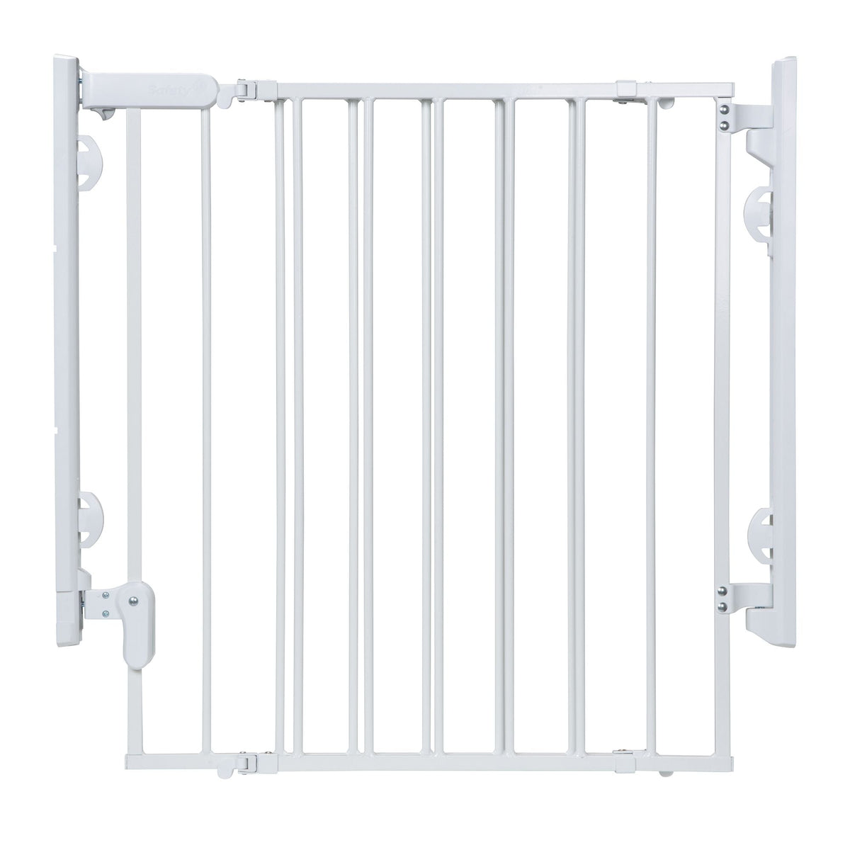Ready To Install Top of the Stairs Baby Safety Gate, White W0Y2 - product image 1