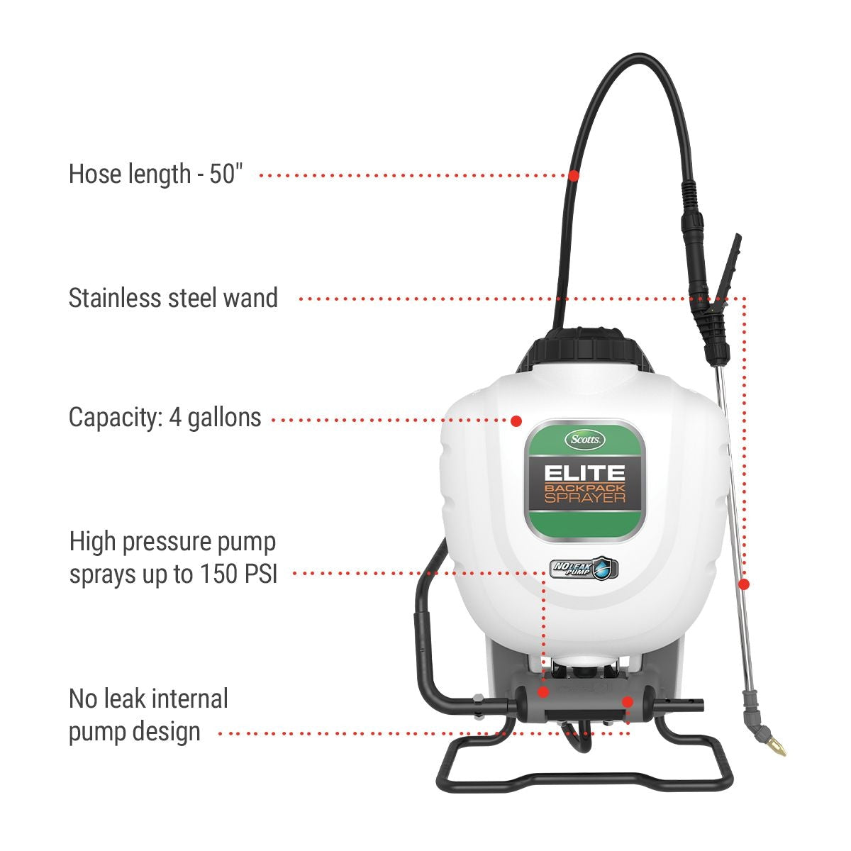 Elite Garden Backpack Sprayer, 4 Gallons T2R2 - product image 2