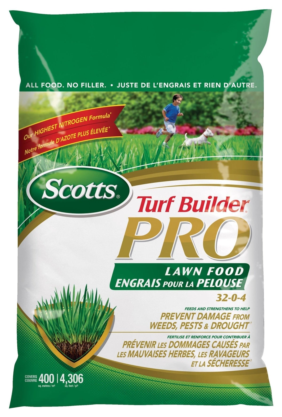 Turf Builder PRO Lawn Fertilizer, 400-m2 A7A3 - product image 1