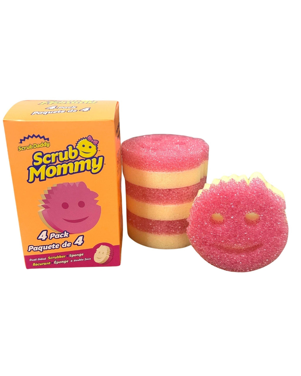 Mommy All Purpose Dual-Sided Scrubber & Cleaning Sponge, 4-pk J8Z8 - product image 1