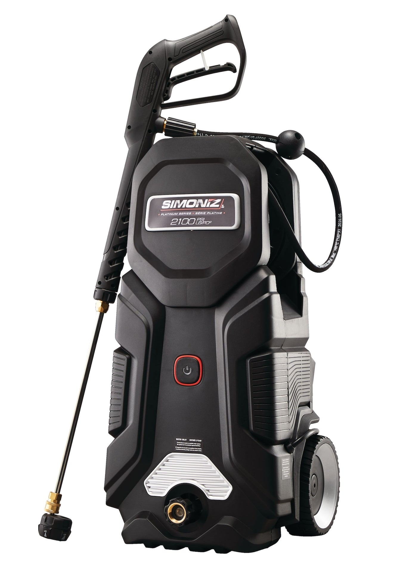 Platinum 2100 PSI 1.5 GPM Corded Cold Water Wheeled Brushed Electric Pressure Washer with Foam Blaster A2I0 - product image 2