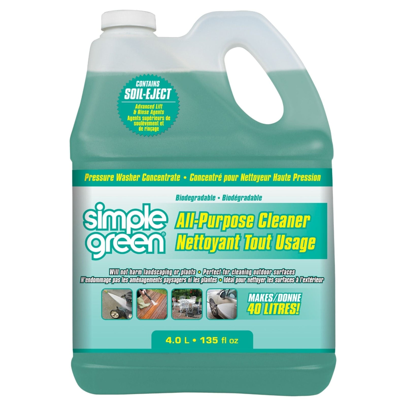 Green All-Purpose Concentrate Pressure Washer Detergent, 4L C1Z0 - product image 1