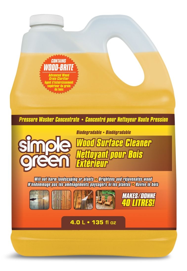 Green Wood Surface Concentrate Pressure Washer Detergent, 4L F0S2 - product image 2