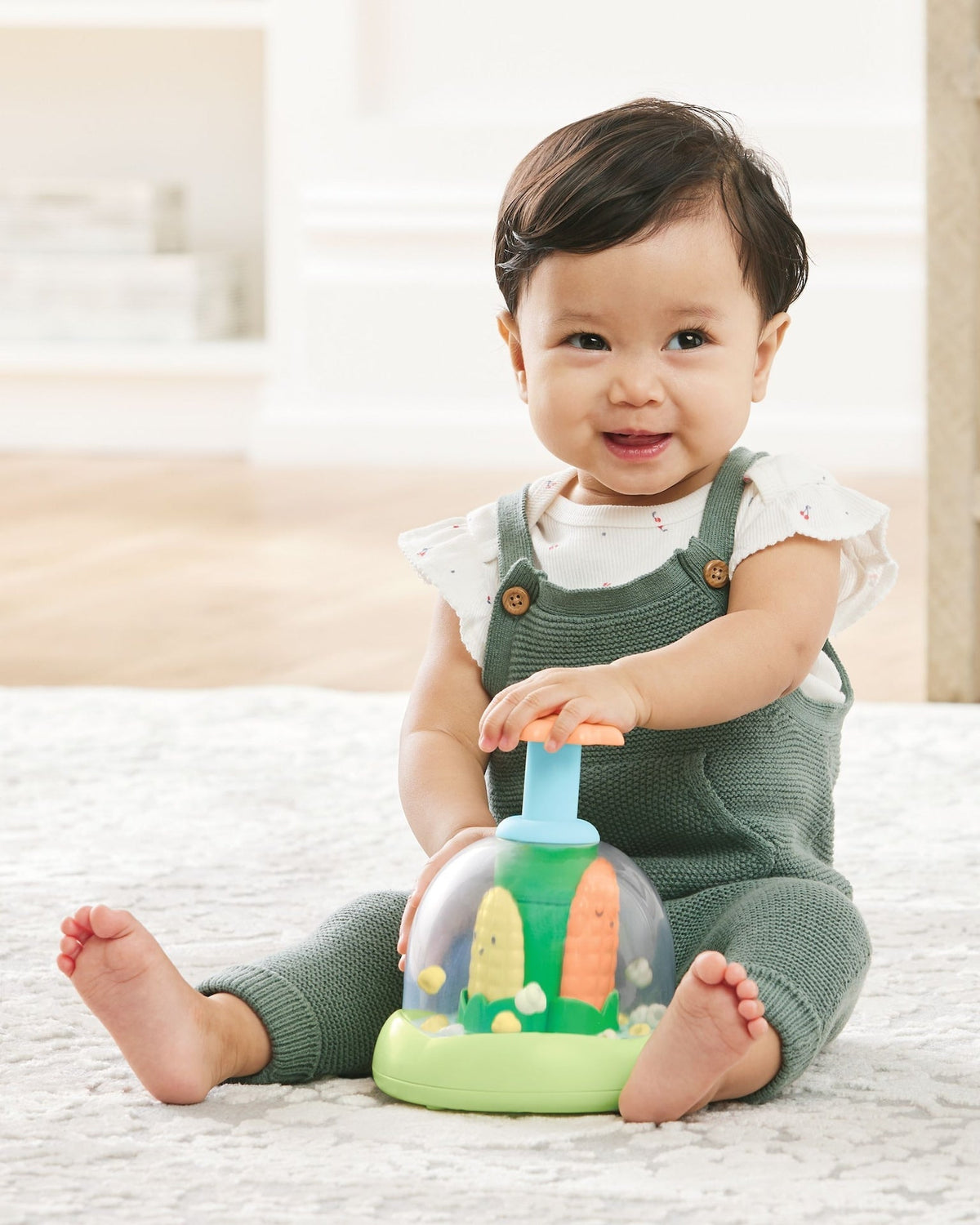 Farmstand Push & Spin Popper Baby Learning Toy, Ages 6m+ G6M3 - product image 2