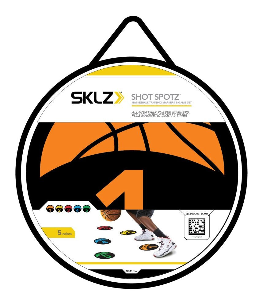 Shot Spotz Indoor/Outdoor Numbered Basketball Training Markers with Digital Timer Z8X7 - product image 1