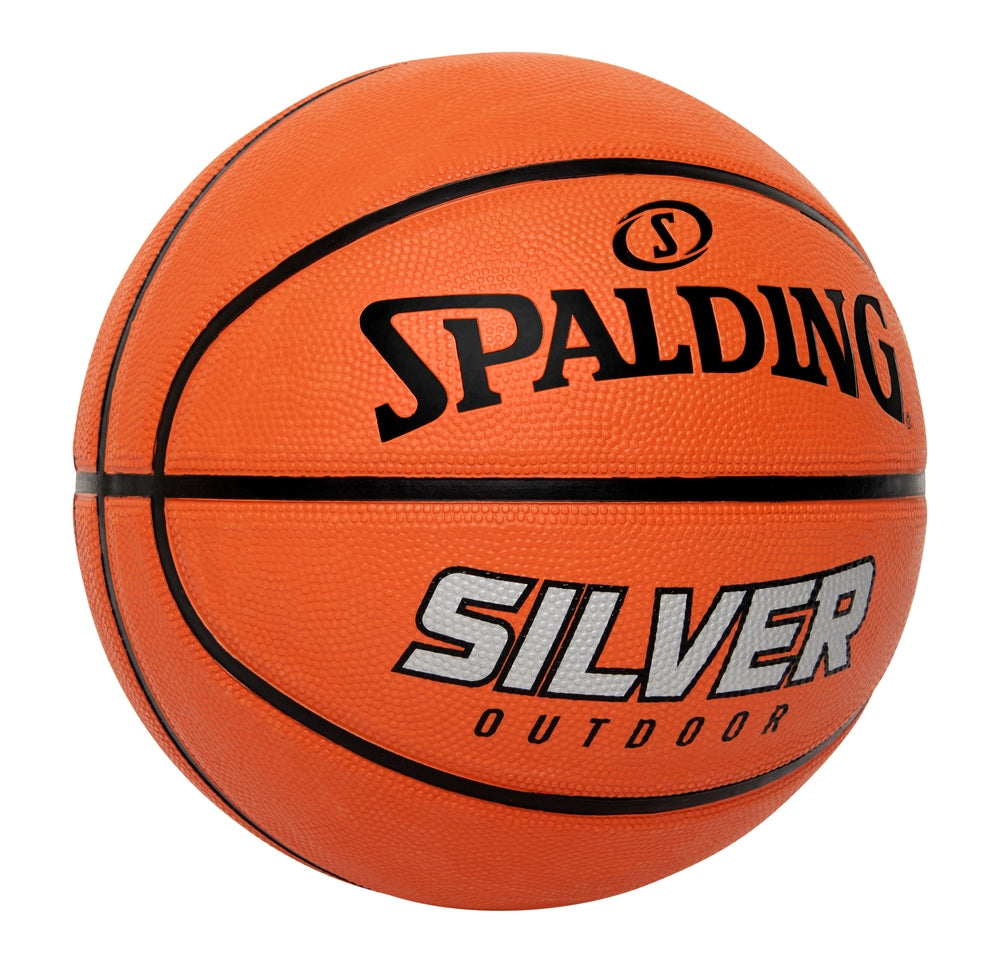 Silver Outdoor Rubber Basketball, Official Size 7 (29.5-in), Orange V2N6 - product image 1