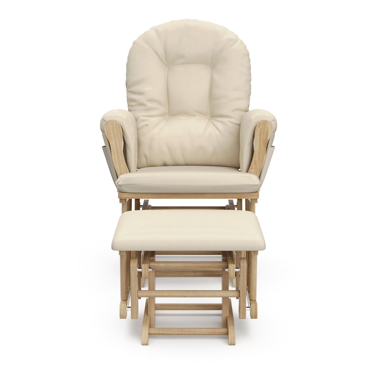 Hoop Glider and Ottoman, Natural/Beige B1P4 - product image 1