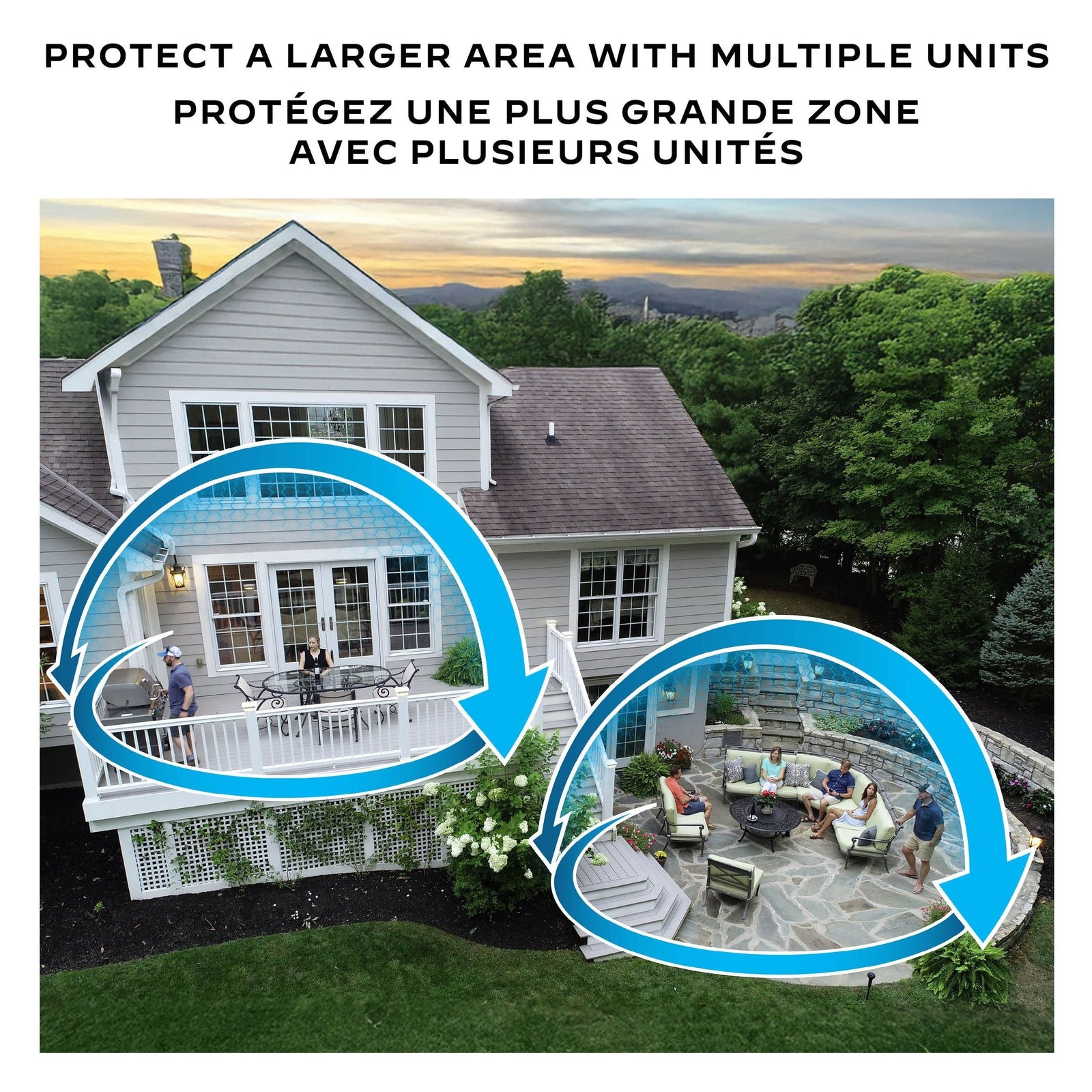 E-ZoneGuard Patio Rechargeable Mosquito Repeller with 12-Hr Refill and 5.5-Hr Battery, Royal Blue J0Q2 - product image 7