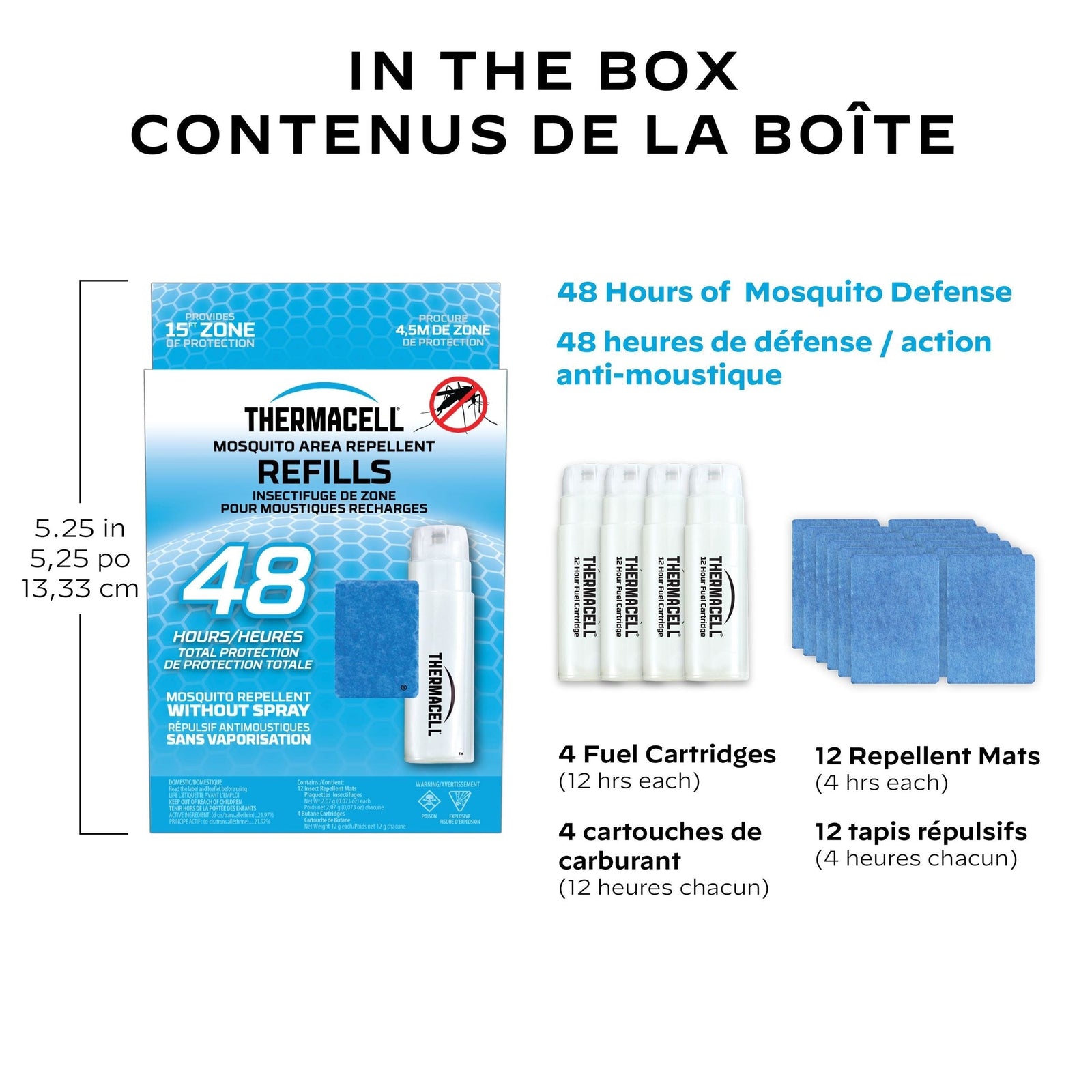 Fuel-ZoneGuard Fuel Powered Mosquito Repellent 48-Hr Refill Pack G7P5 - product image 3