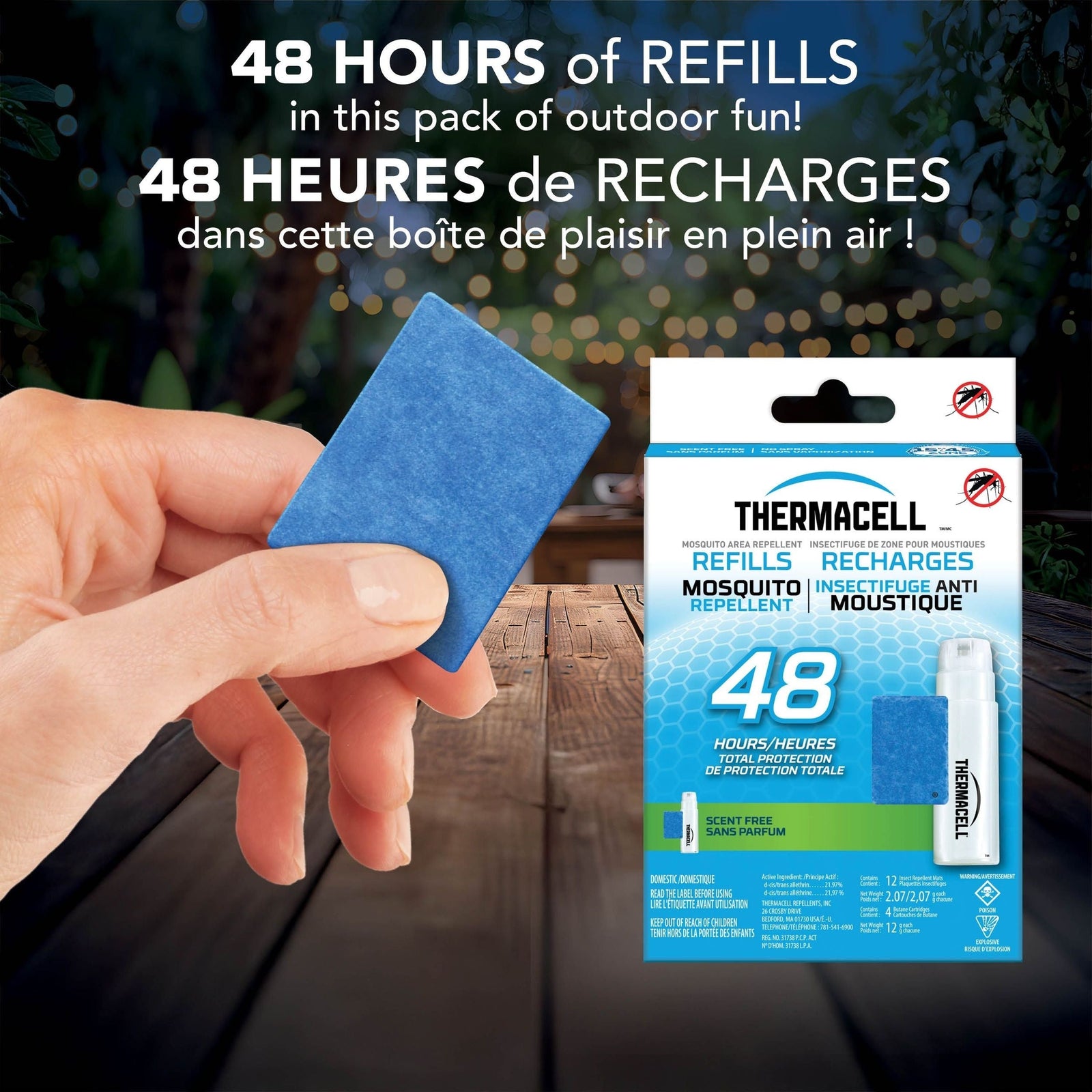 Fuel-ZoneGuard Fuel Powered Mosquito Repellent 48-Hr Refill Pack G7P5 - product image 6