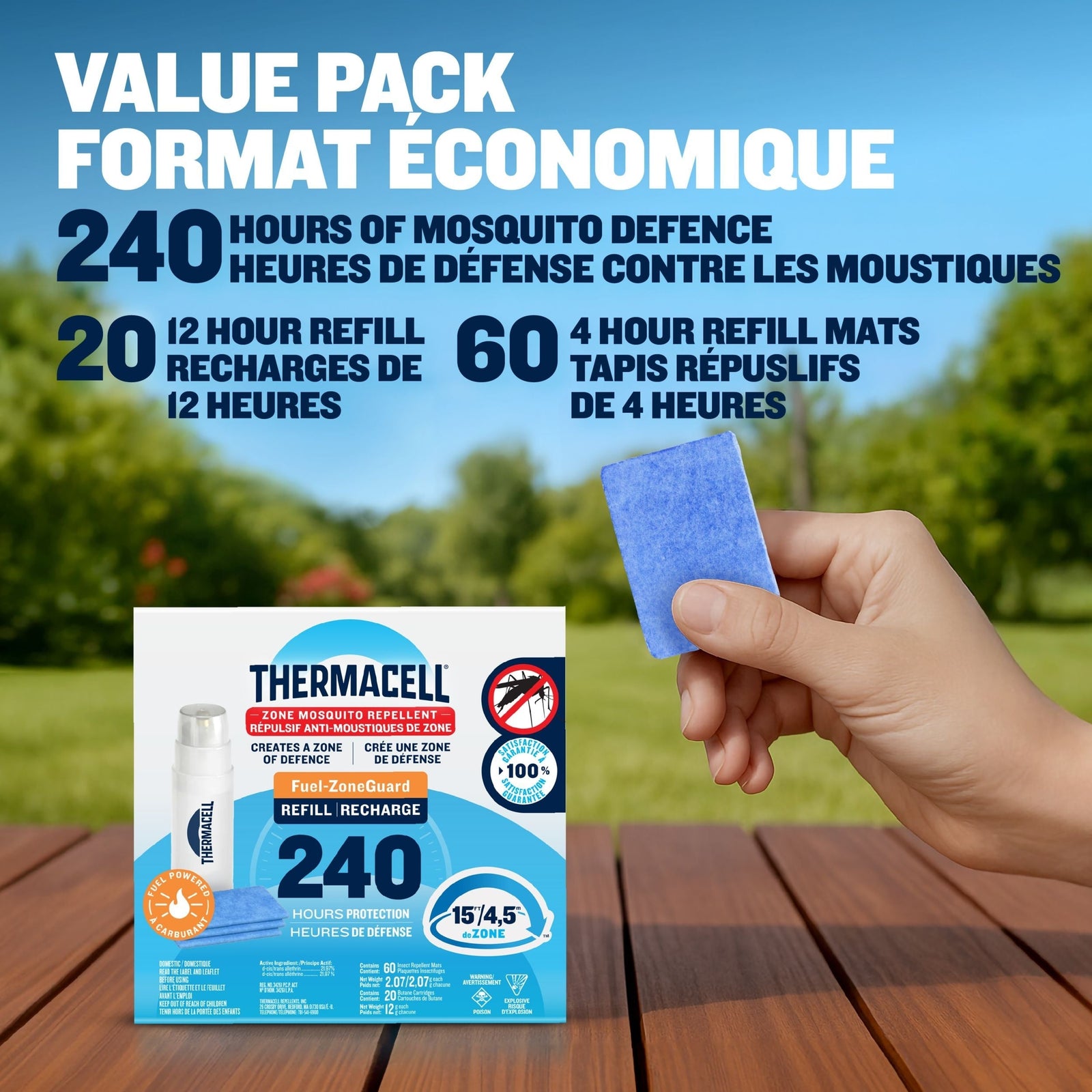 Mosquito Repellent Refill Bulk Pack, 240 Hours L0H6 - product image 5