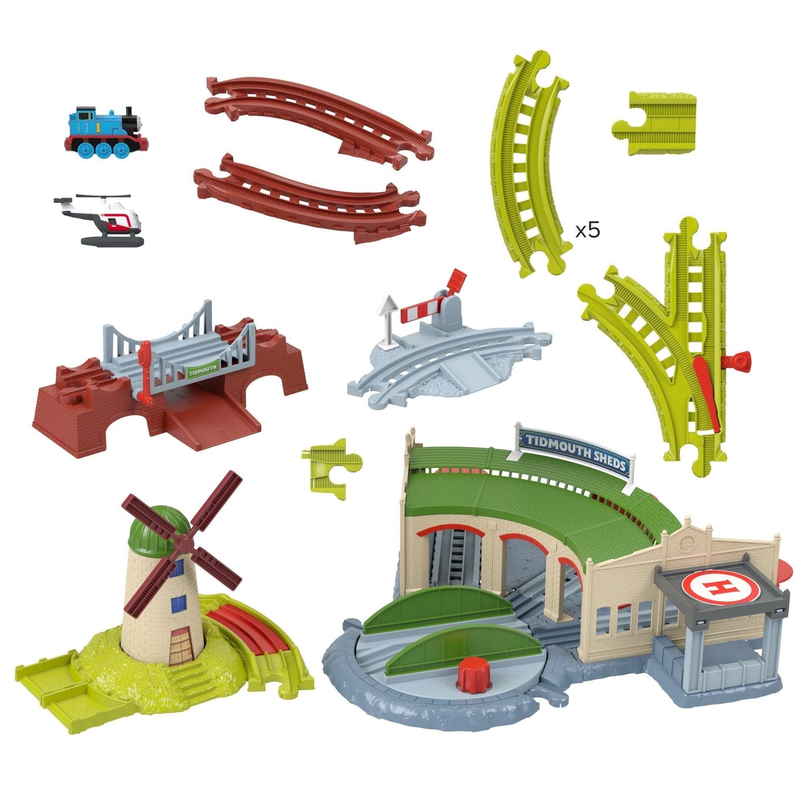 and Friends Tidmouth Sheds Pushalong Trackset Q1J5 - product image 1