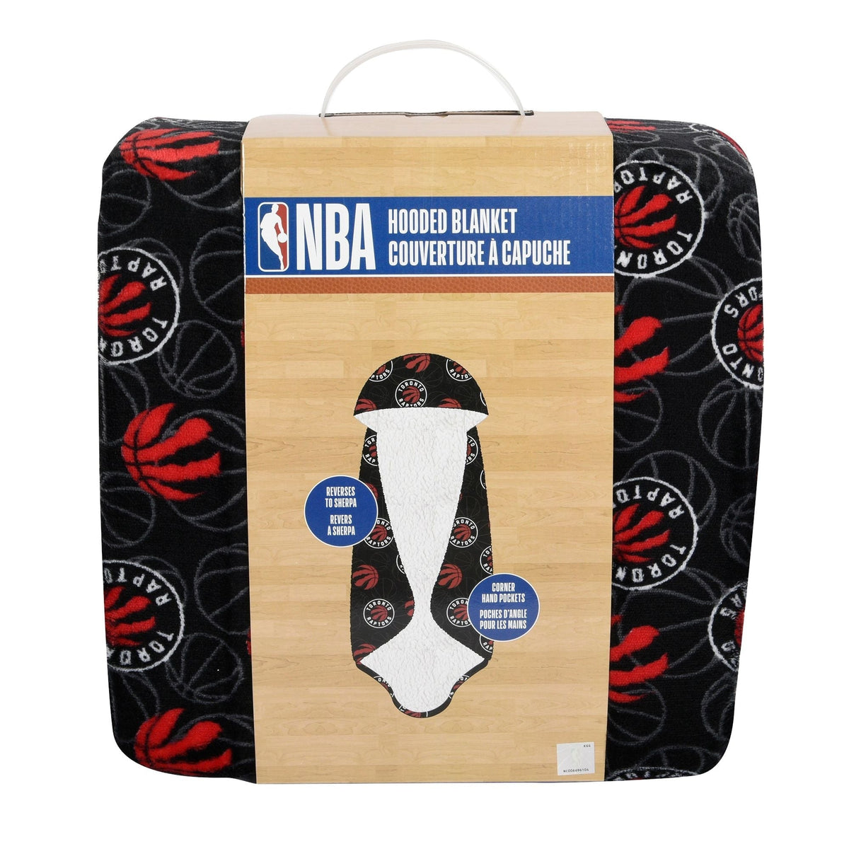 Toronto Raptors Hooded Ultra Plush Blanket U9C8 - product image 4