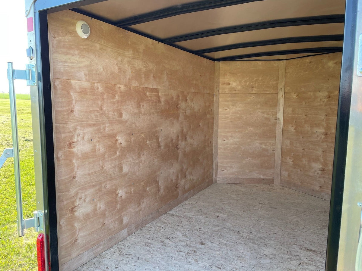 5 x 8-ft Enclosed Trailer with Ramp Door, White X5E1 - product image 7