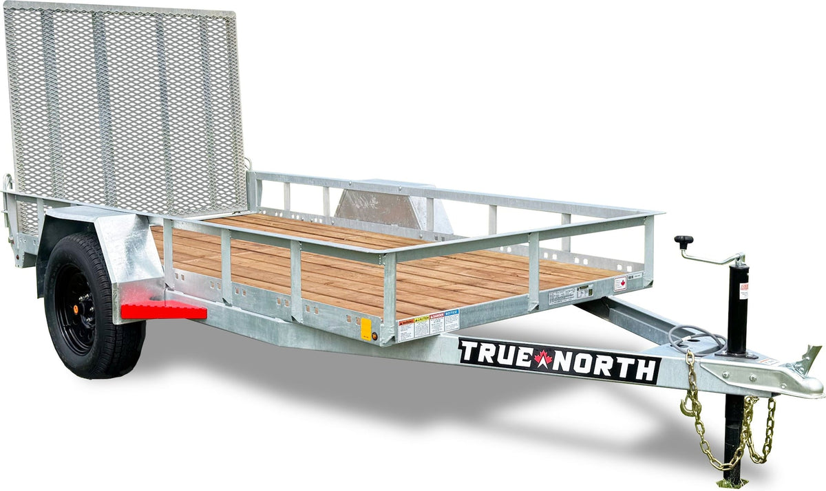 60-in x 10-ft Galvanized Utility Trailer S2J5 - product image 1