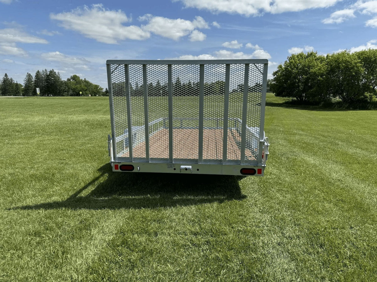 77-in x 12-ft Utility Trailer With Gate, Silver N5C7 - product image 7