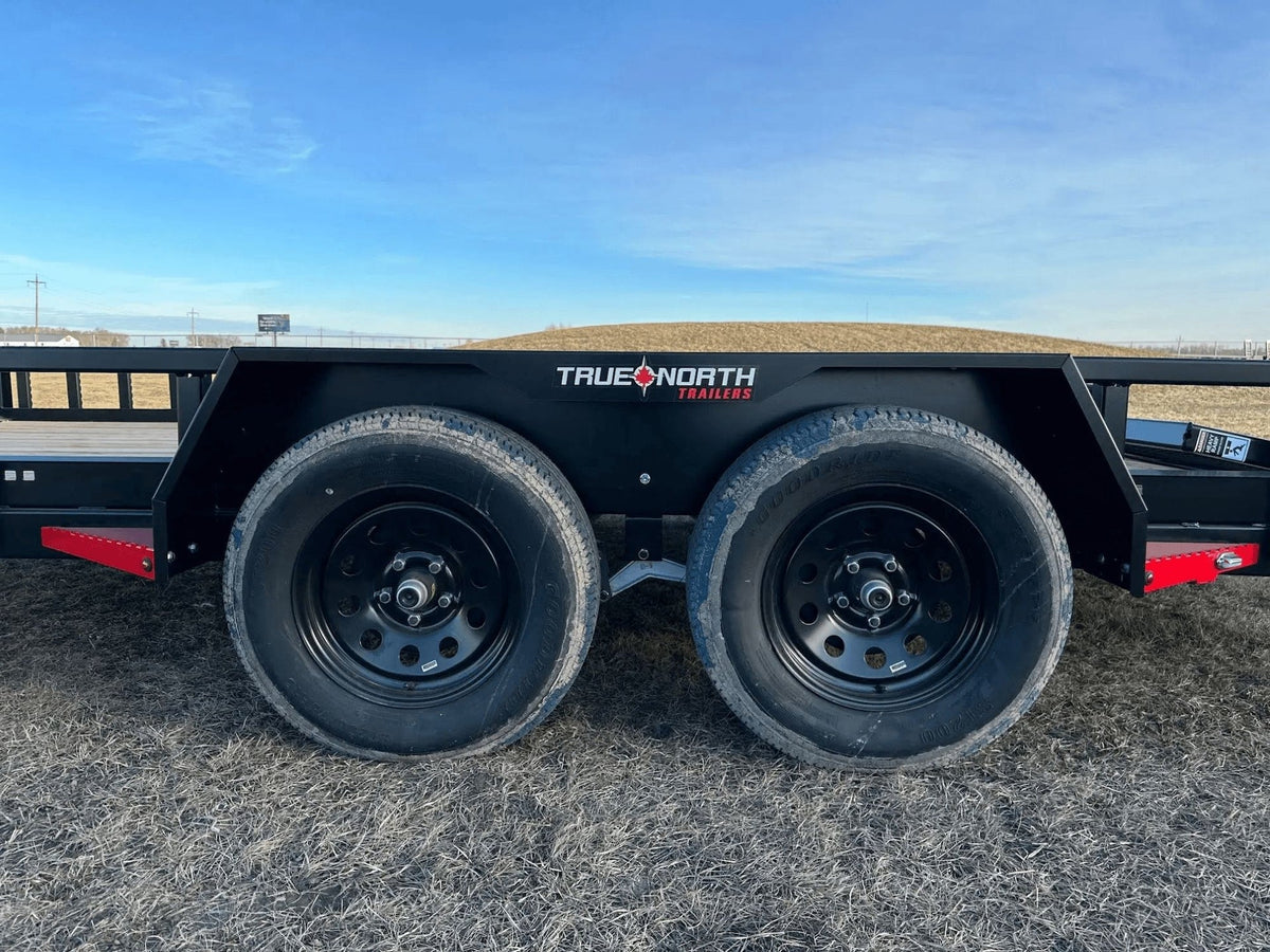 83-in x 16-ft Tandem Axle Utility Trailer, Black E8Y0 - product image 5