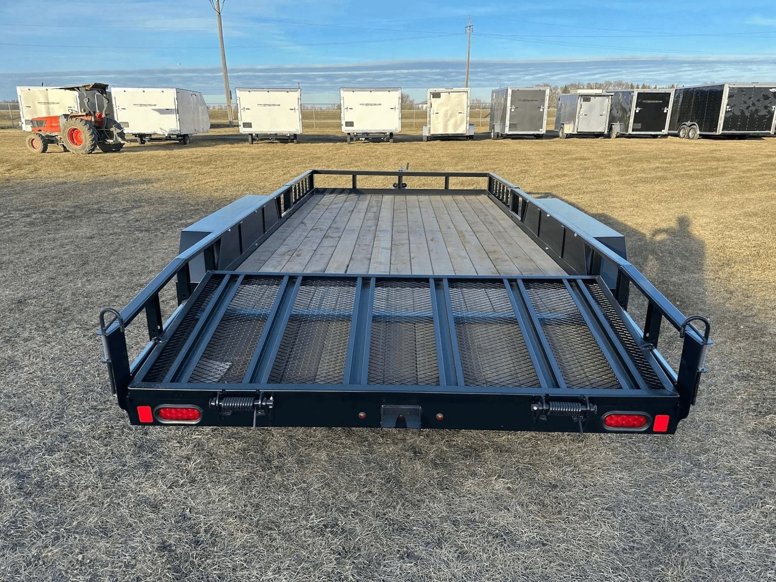 83-in x 16-ft Tandem Axle Utility Trailer, Black E8Y0 - product image 7