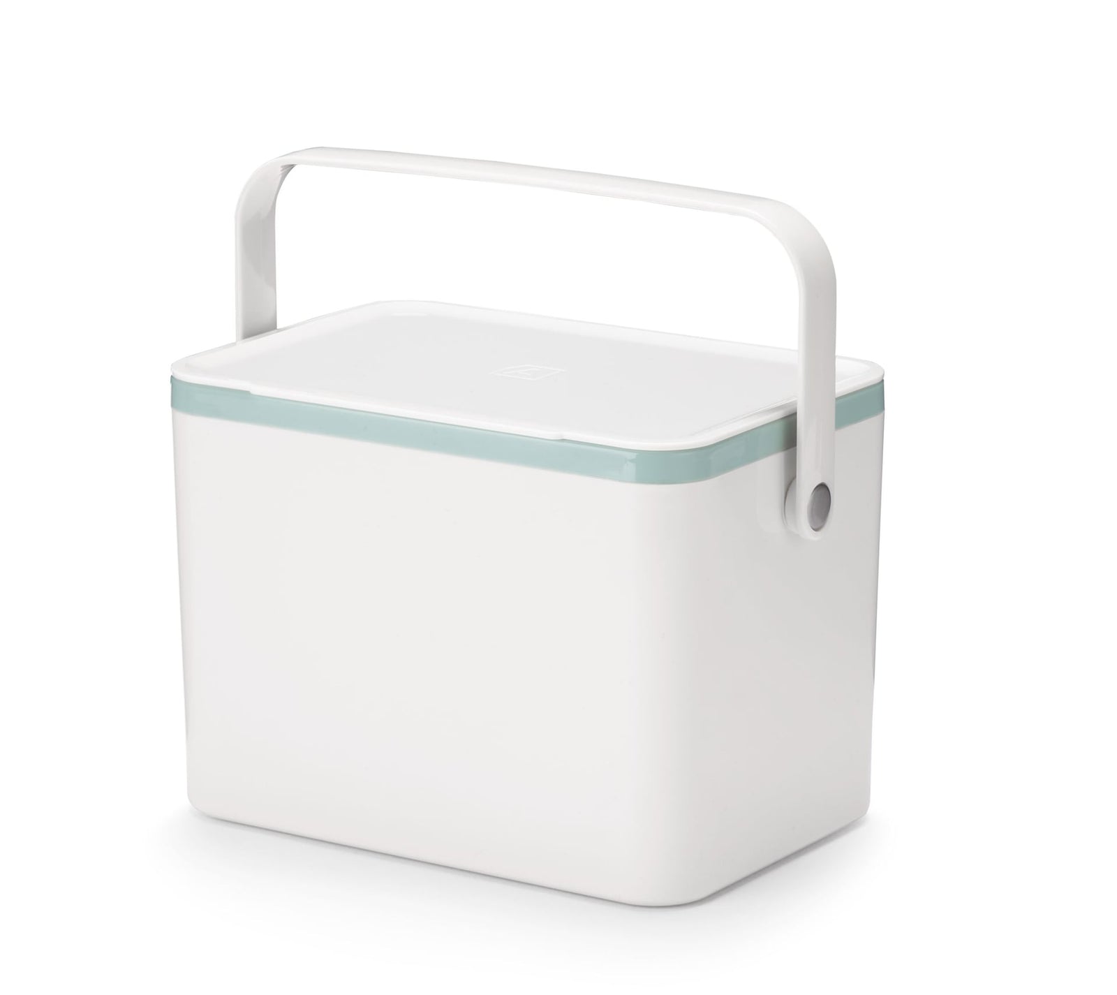 type A Plastic Rectangular Compost Bin, White, 4-L K3Y0 - product image 1