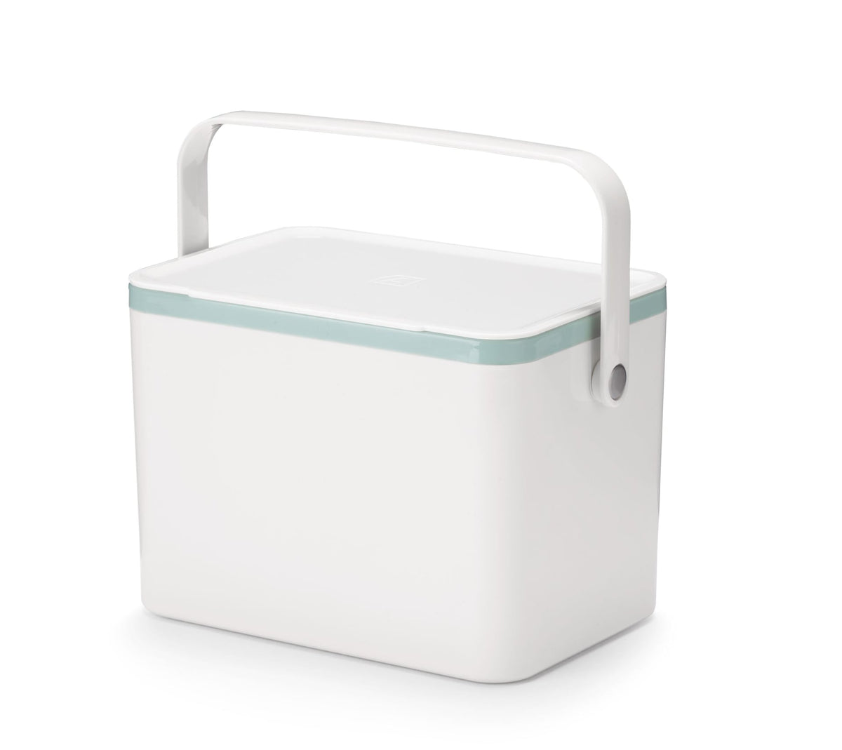 type A Plastic Rectangular Compost Bin, White, 4-L K1V8 - product image 1
