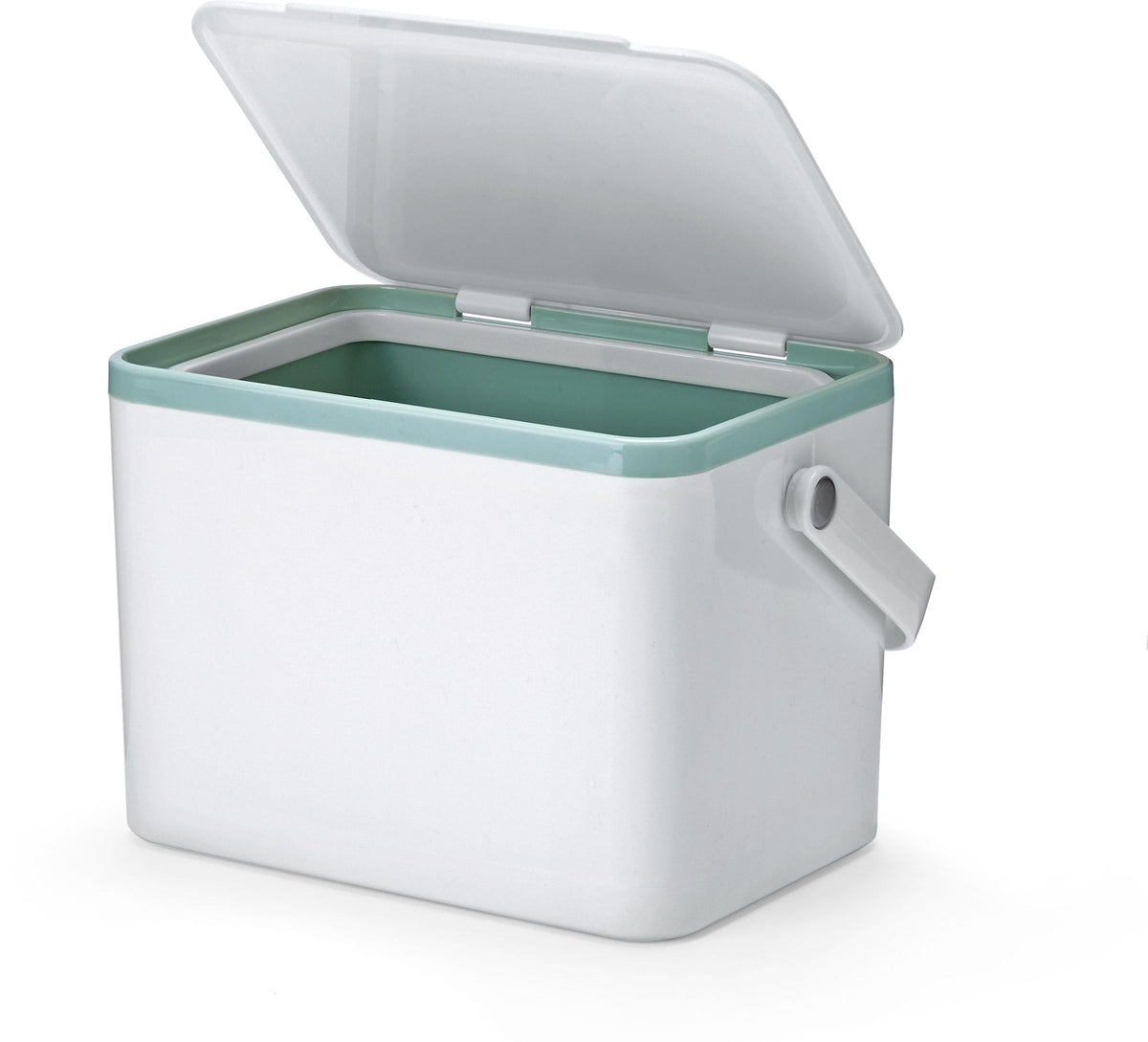 type A Plastic Rectangular Compost Bin, White, 4-L K1V8 - product image 6