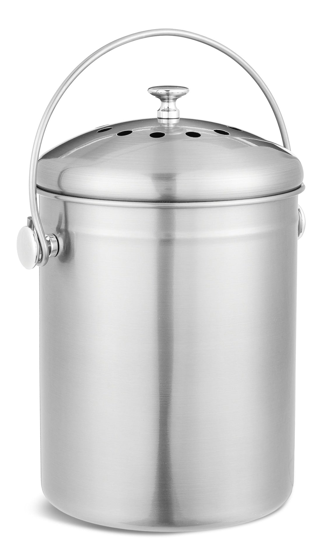 type A Stainless Steel Circular Compost Bin, 4-L L8J7 - product image 1