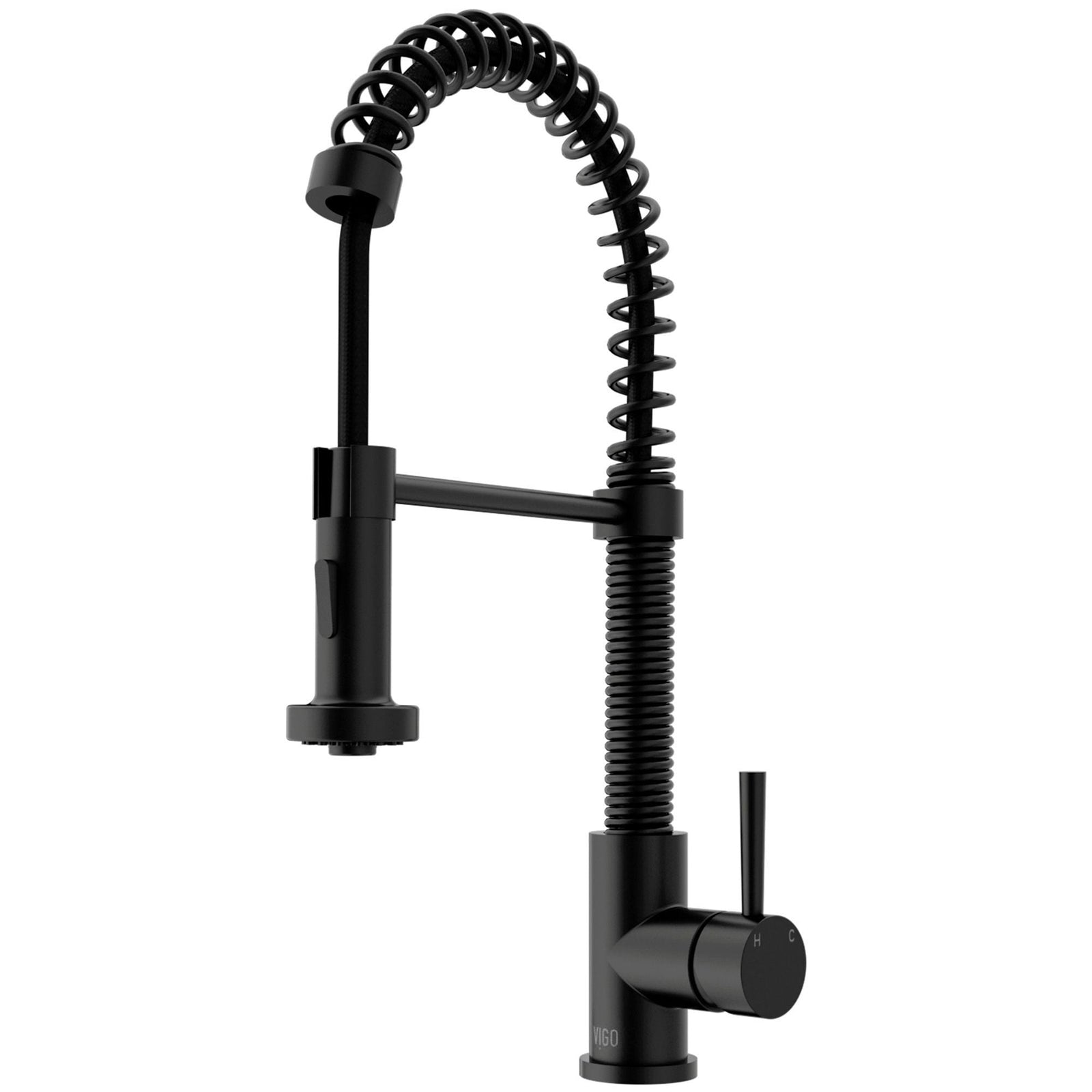 Edison Pull-Down Spray Kitchen Faucet, Matte Black X5X1 - product image 1