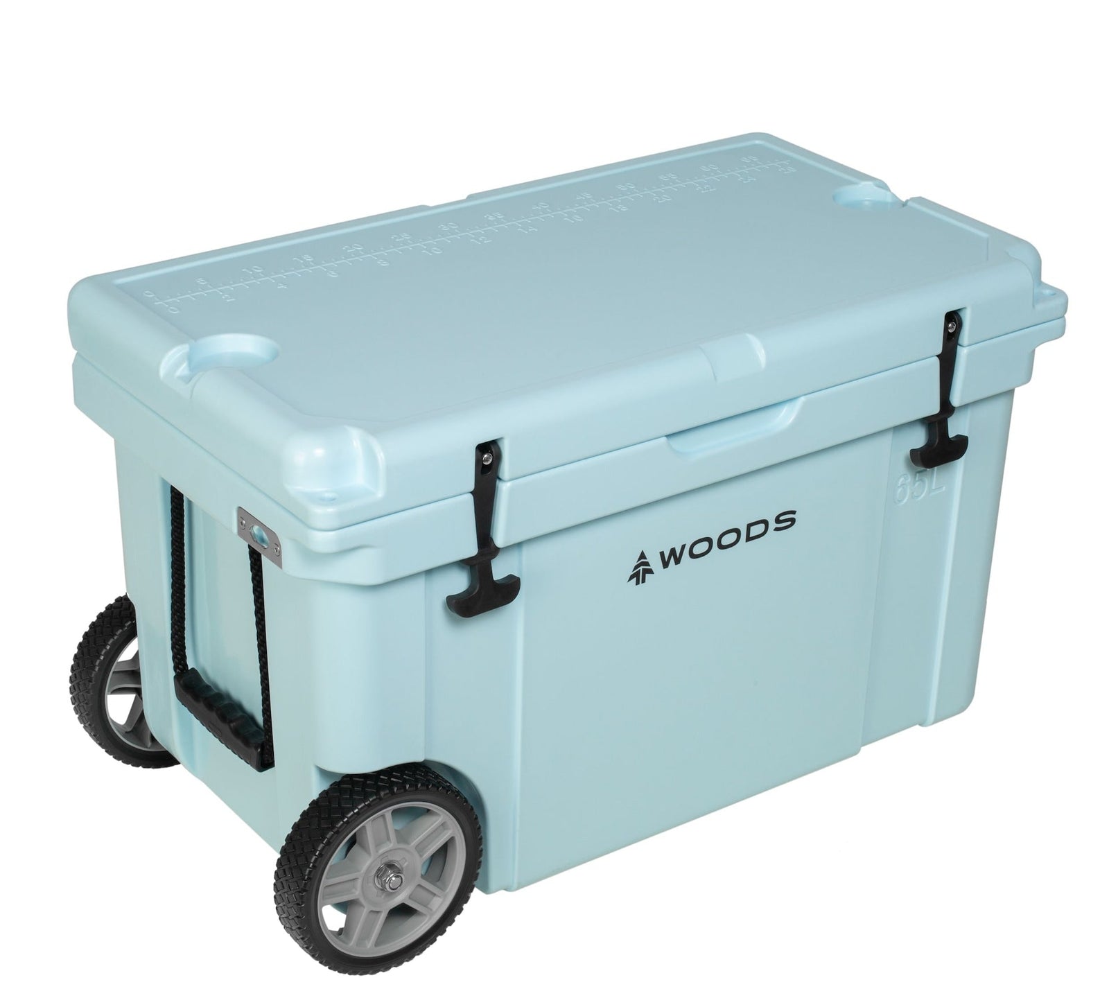 ARCTIC Wheeled Roto-Moulded Cooler with Handle, 65-L, Light Blue E3D3 - product image 1