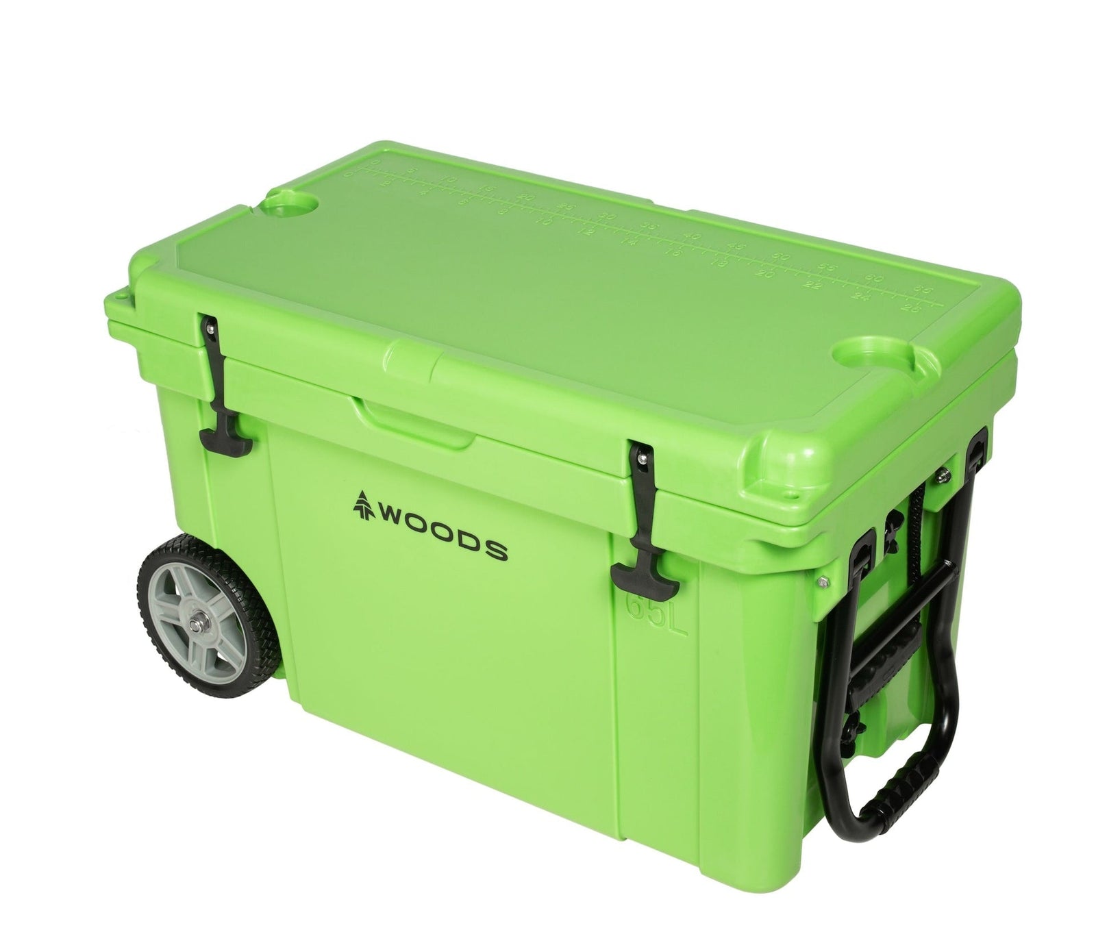 ARCTIC Wheeled Roto-Moulded Cooler with Handle, 65-L, Parrot Green B5D0 - product image 1