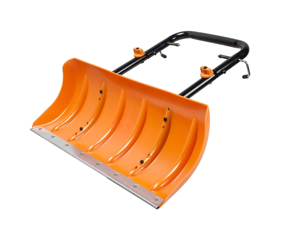 Snow Plow Attachment for Aerocart, features Galvanized Steel Wear Strip D8Z3 - product image 1