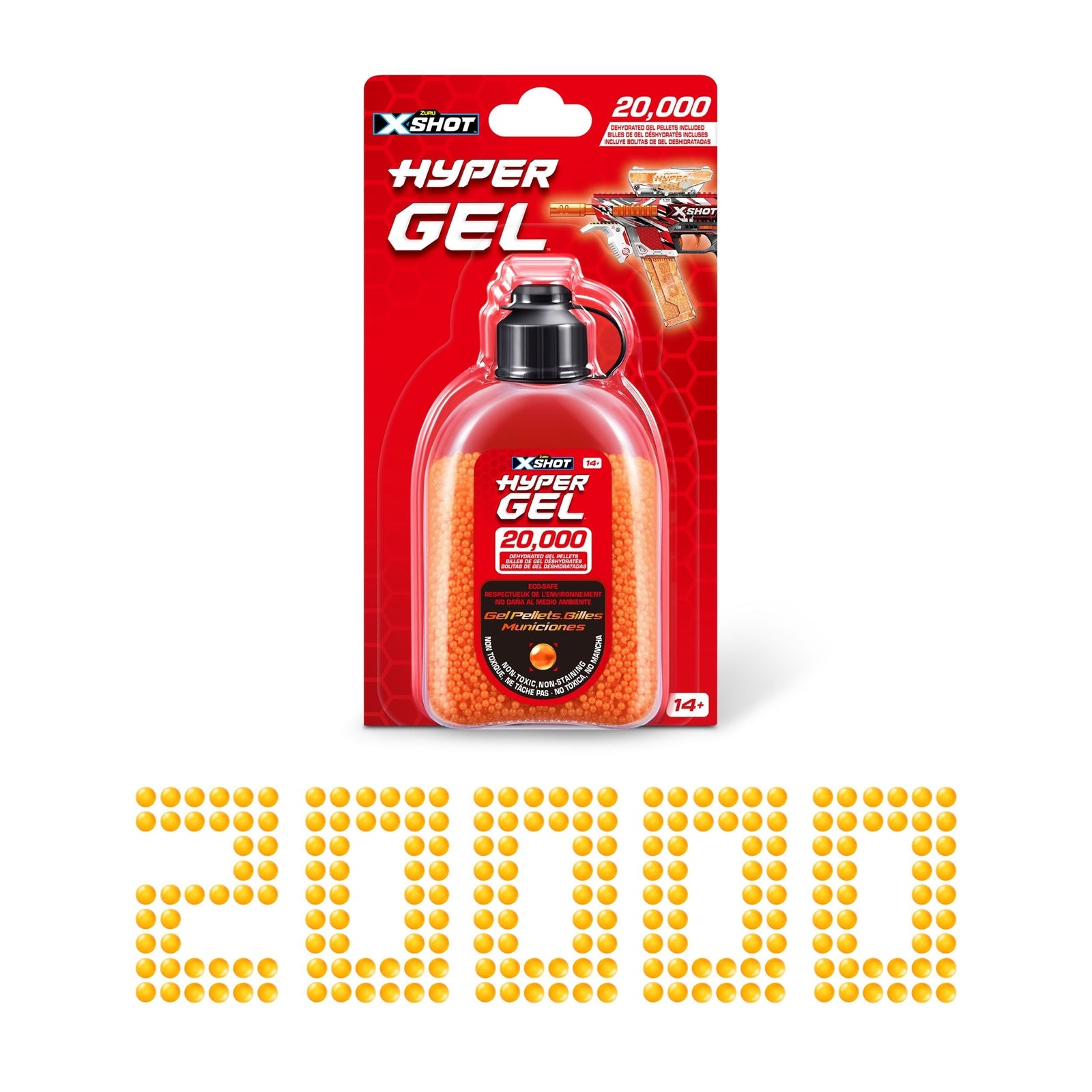 Hyper Gel Eco-Safe Pellet Refills, 20000-Balls, Ages 14+ J0S6 - product image 1