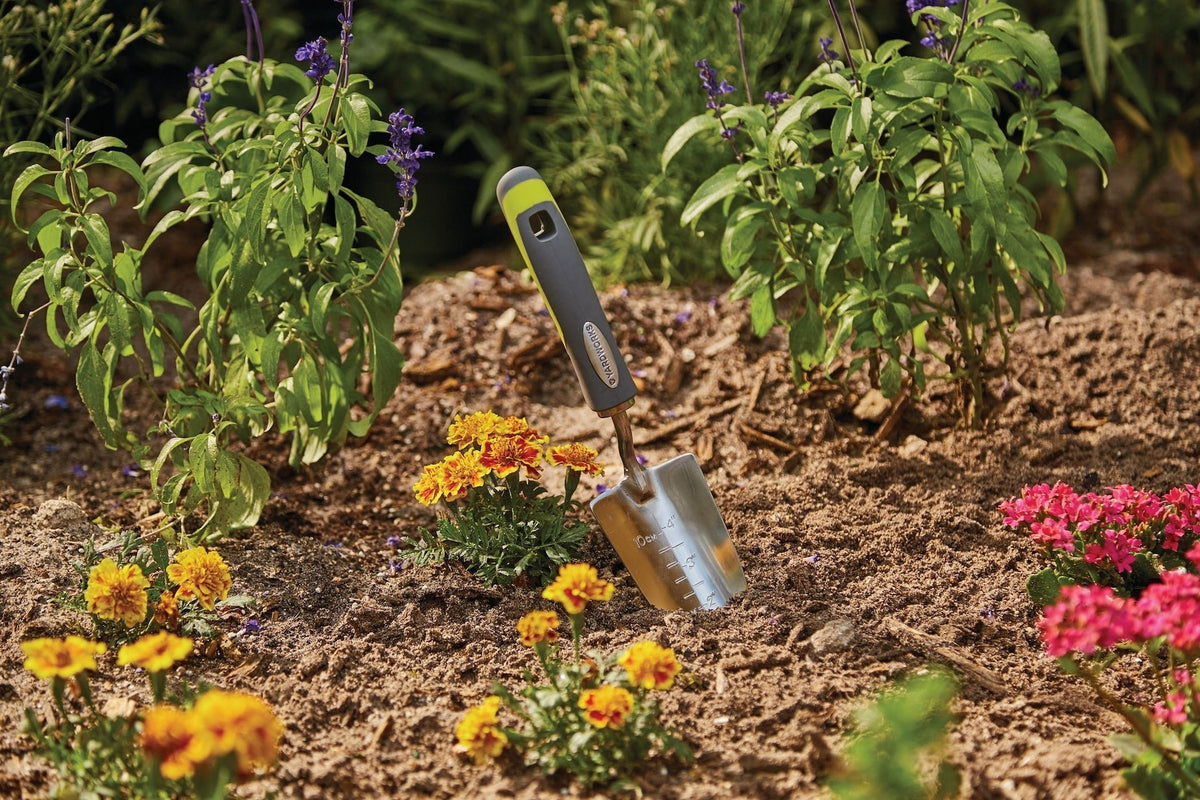 12-in Stainless-Steel Hand Transplanter with Rubber Handle F8R8 - product image 3