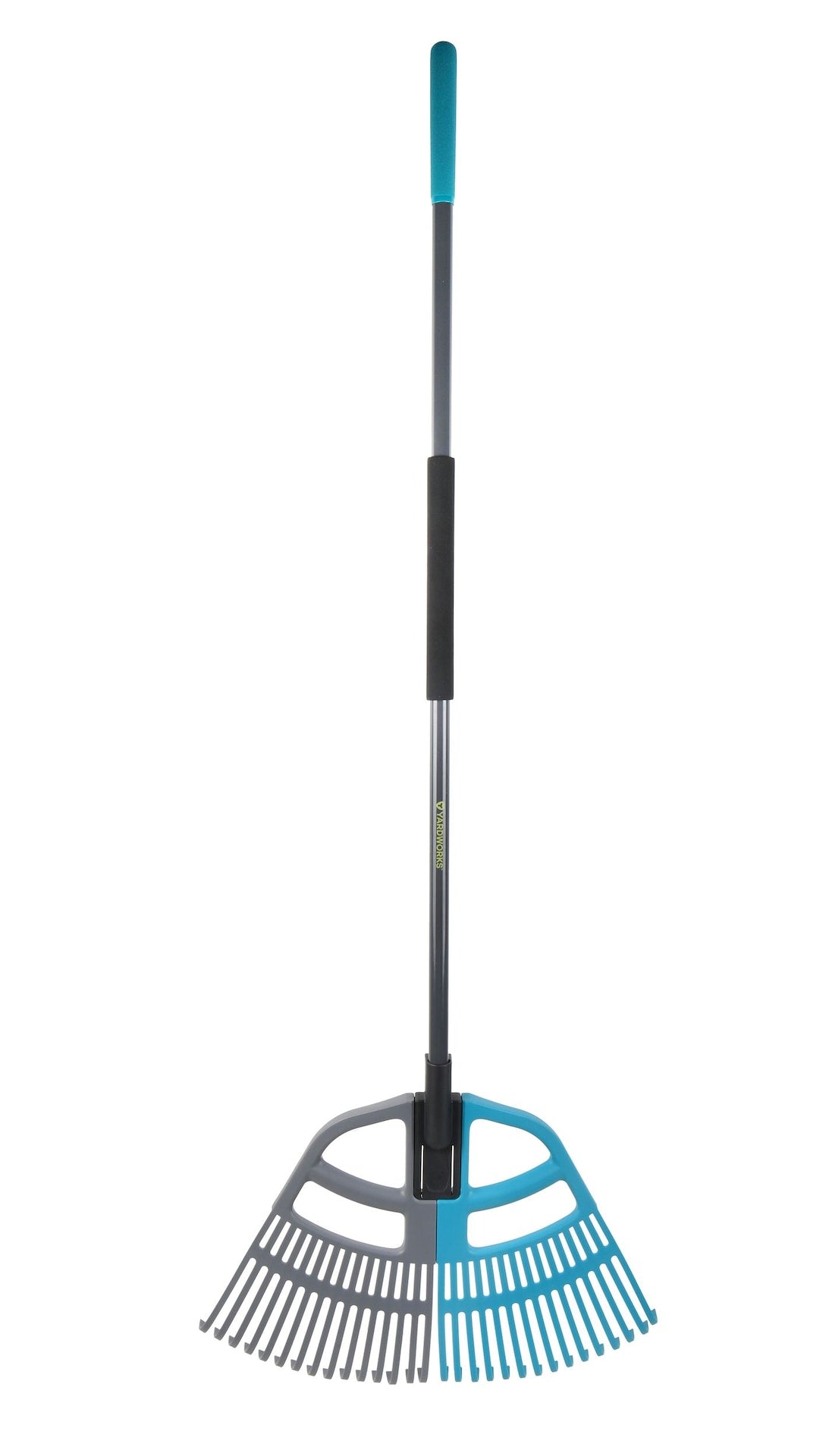 3-in-1 30-Tine Leaf Rake with Fibreglass Shaft, 24-1/2-in Wide Q9U9 - product image 1
