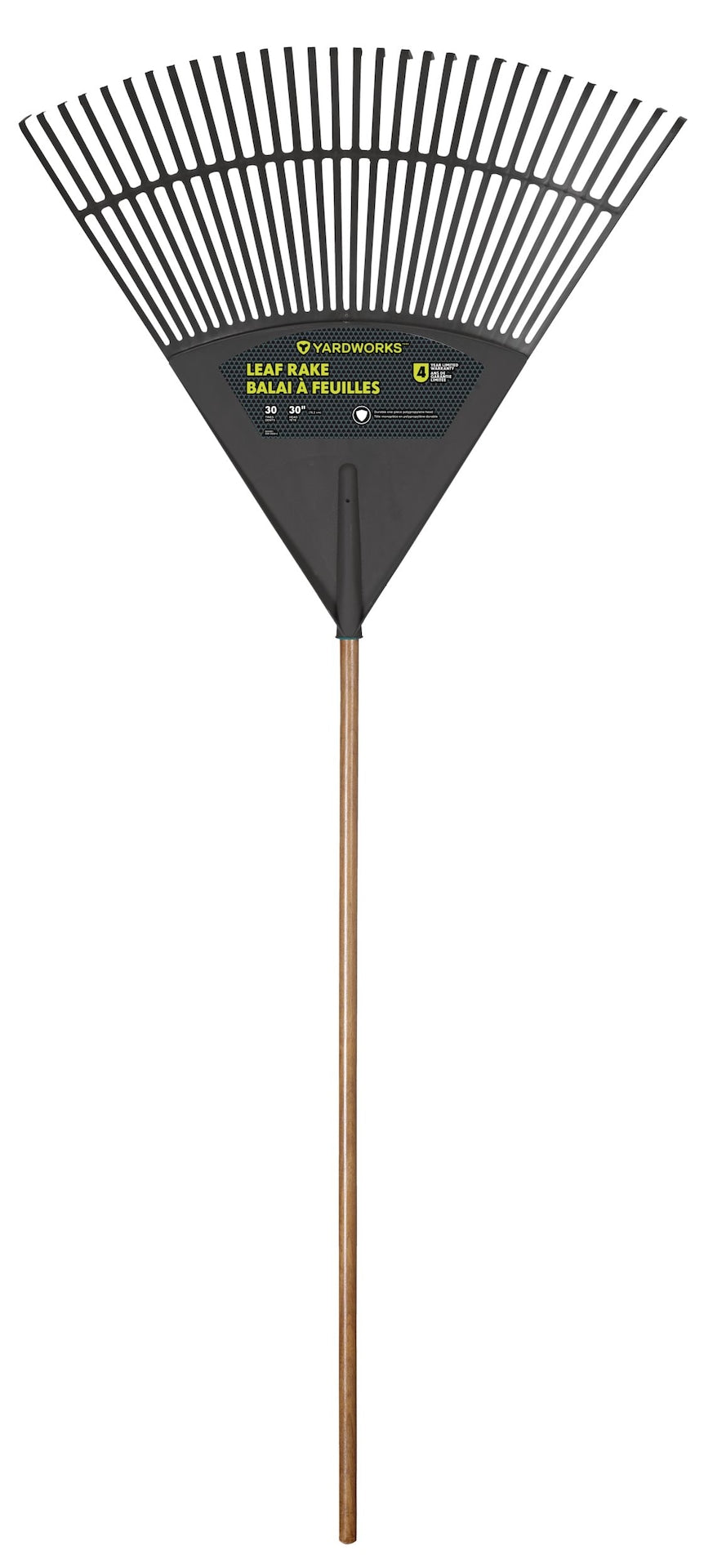 30-Tine Jumbo Leaf Rake with Hardwood Shaft, 30-in G2C4 - product image 2
