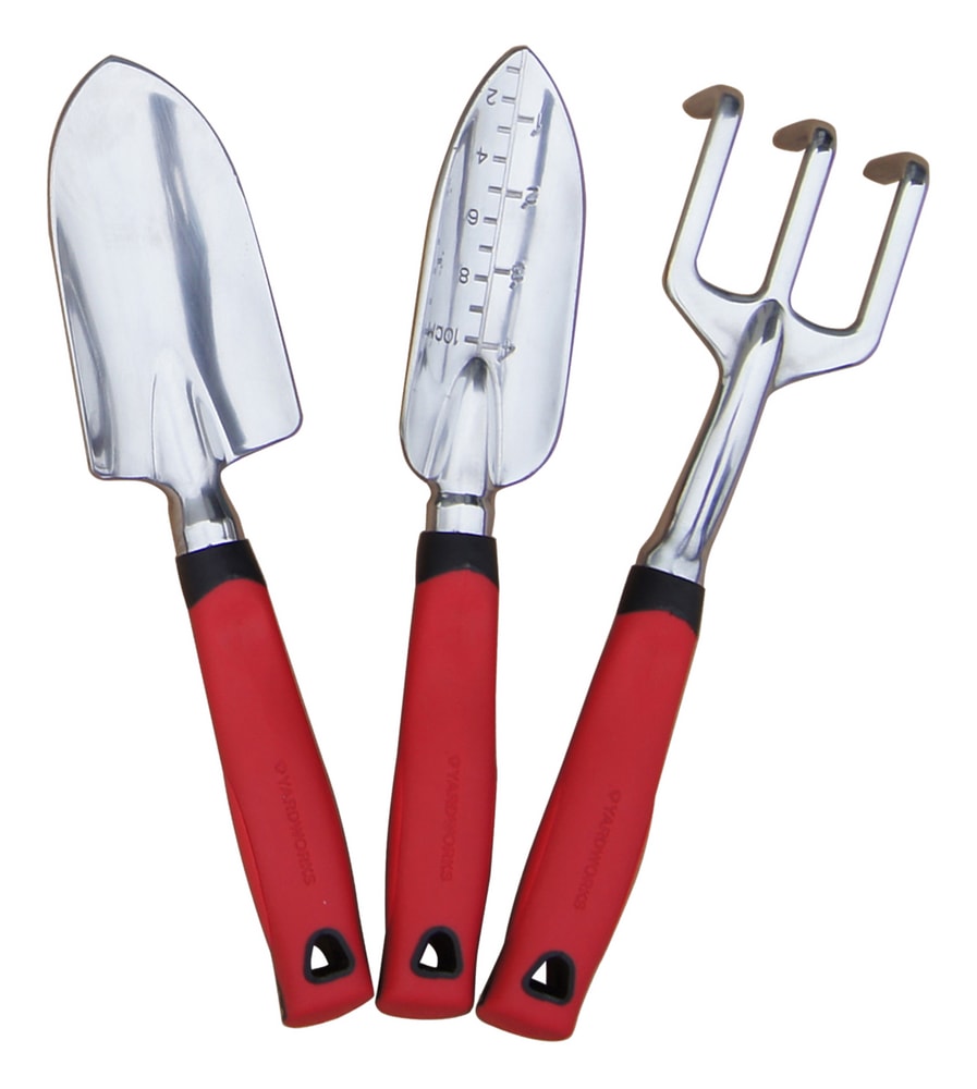 Aluminium Garden Tool Set with Rubber Handles, Assorted Colours, 3-pc L1P8 - product image 5